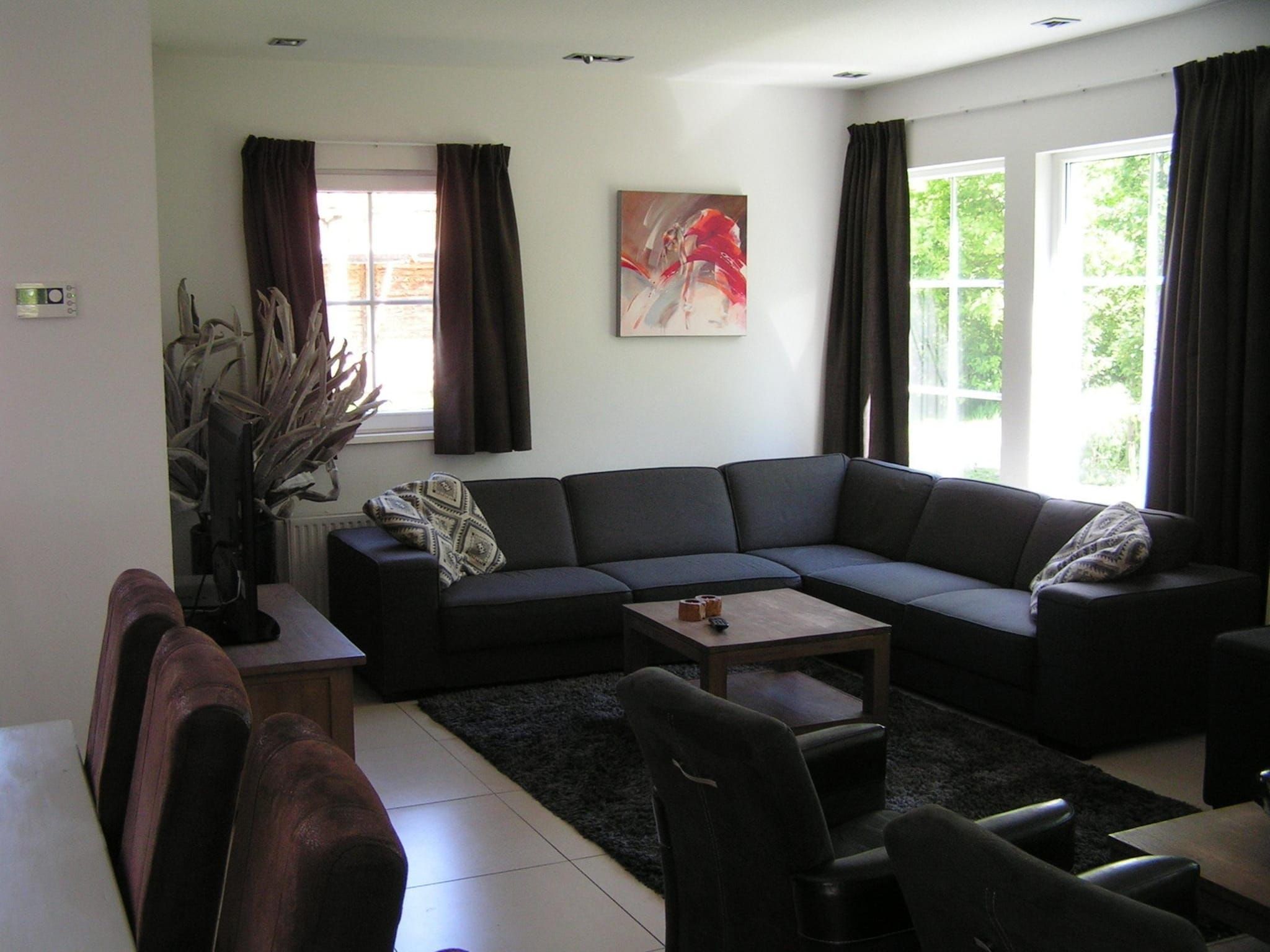 De woonkamer van Villa de Hertog 722 in Baarle-nassau