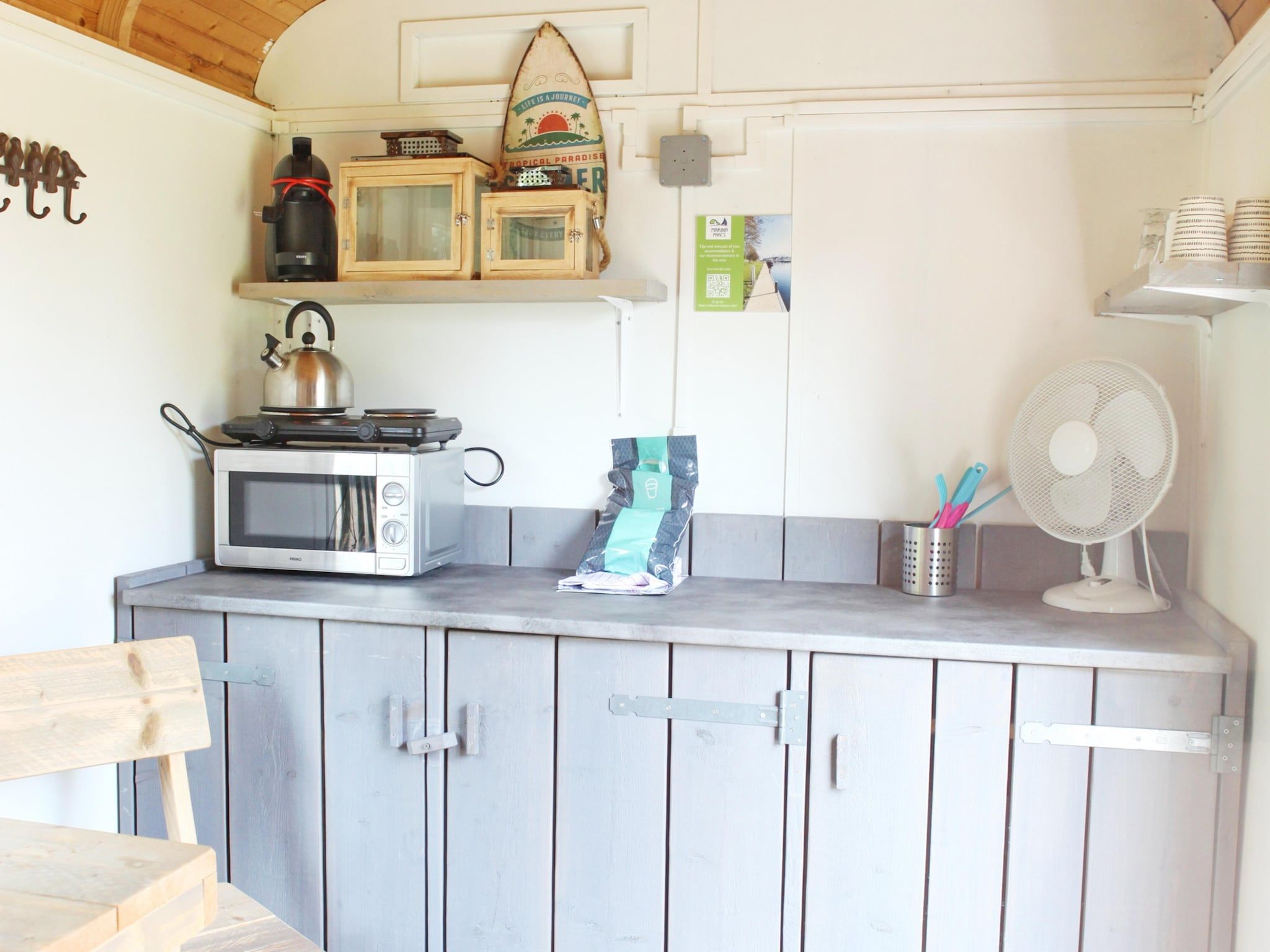 De keuken van Tiny Wagons Naarden in Naarden