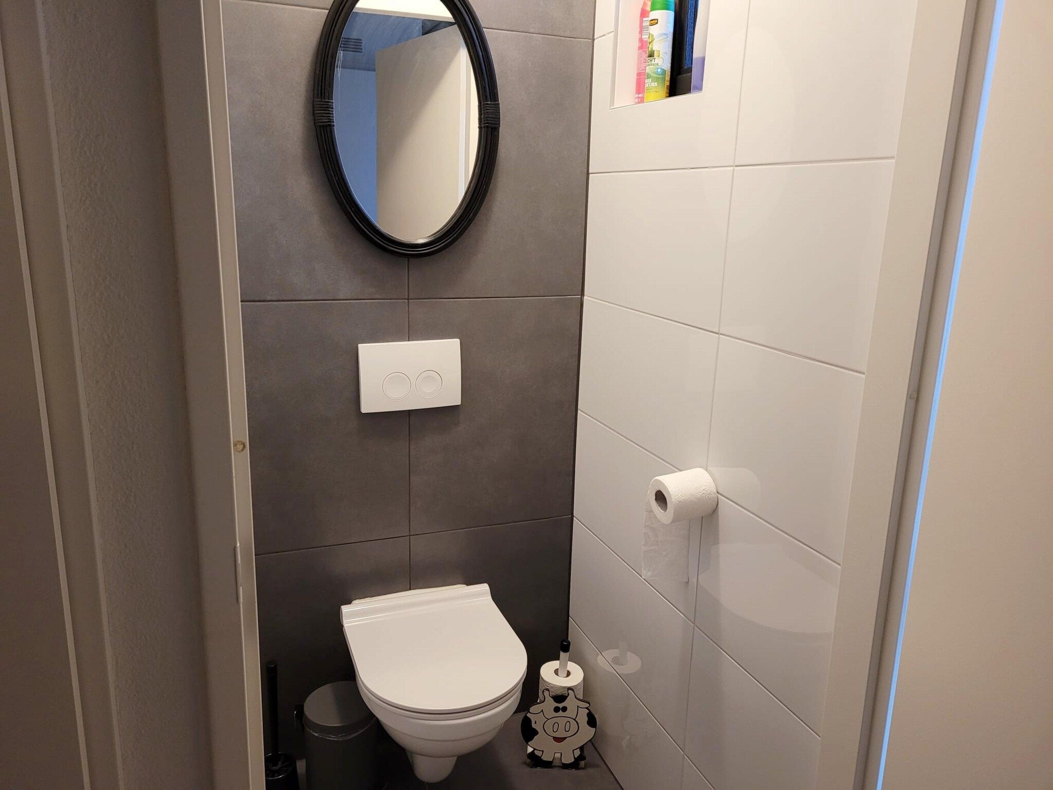 De badkamer van 6 - Person Forest Pet & Family Bungalow in Ewijk