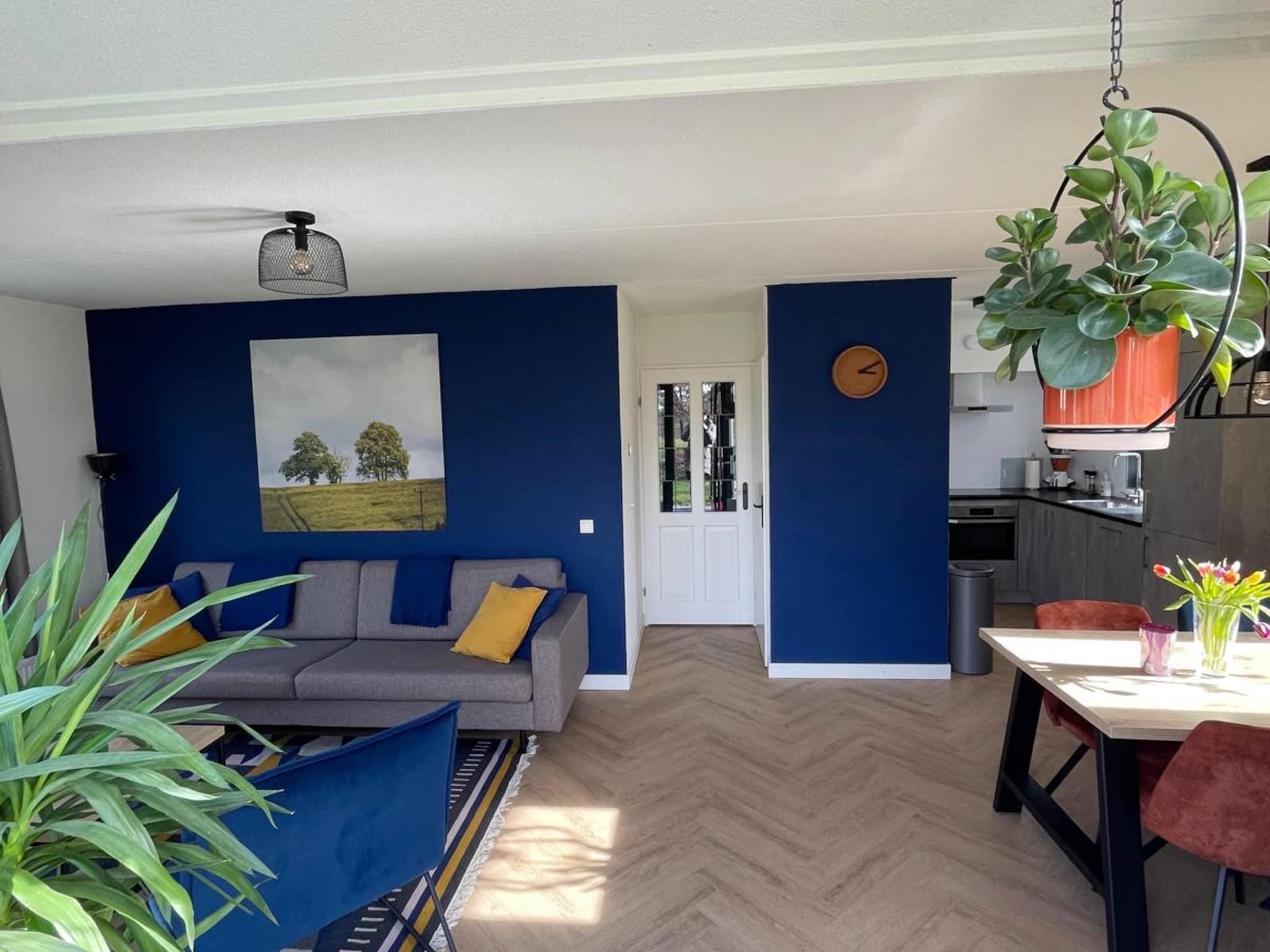 De woonkamer van 6 - Persons Lakeside Bungalow (copy) in Ewijk