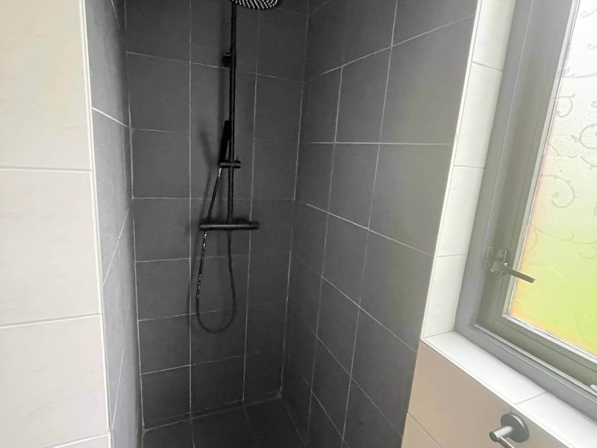 De badkamer van 6 - Persons Lakeside Bungalow (copy) in Ewijk