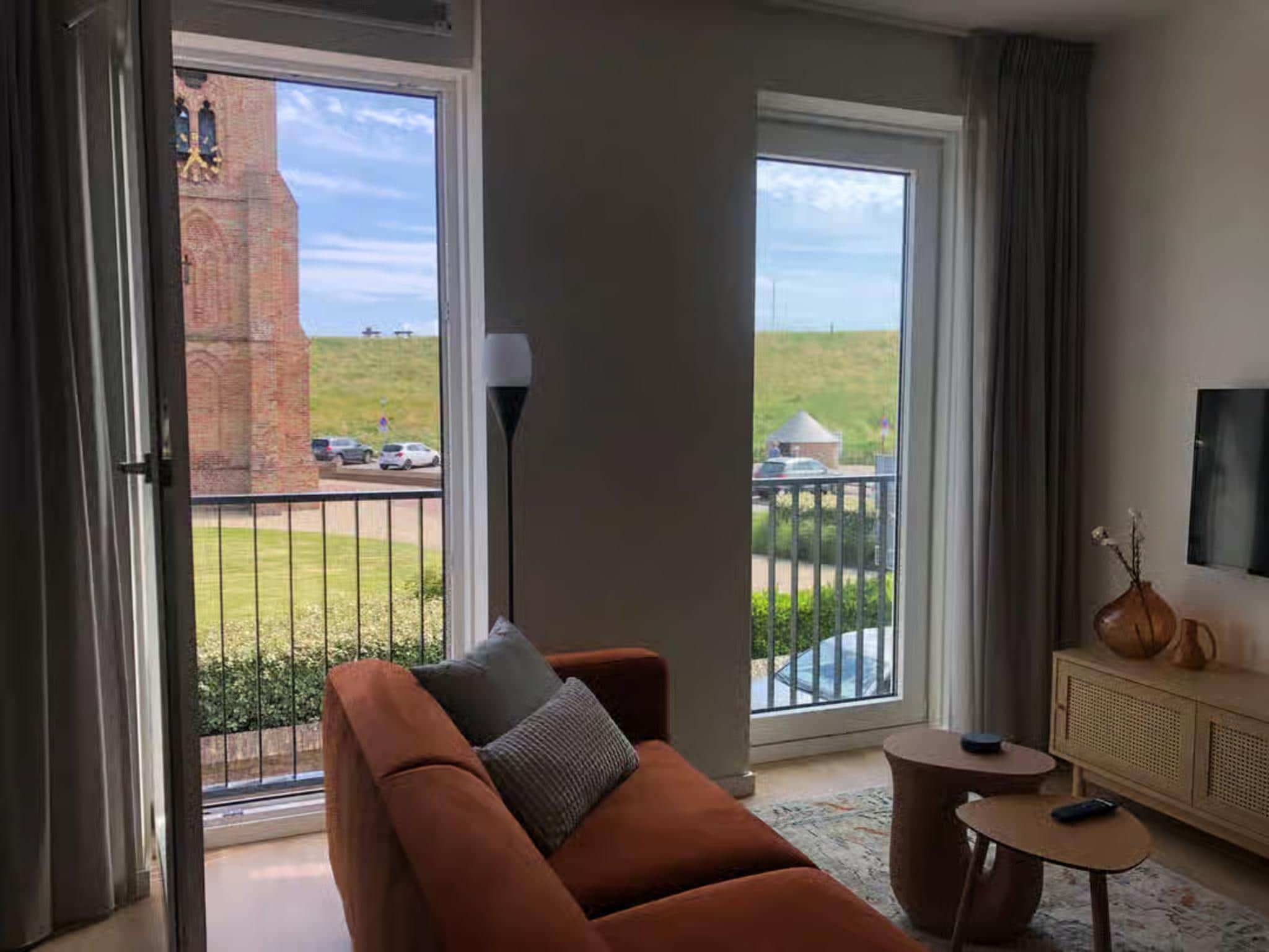 De woonkamer van Plein 40 Lodge 11 - New in Zoutelande