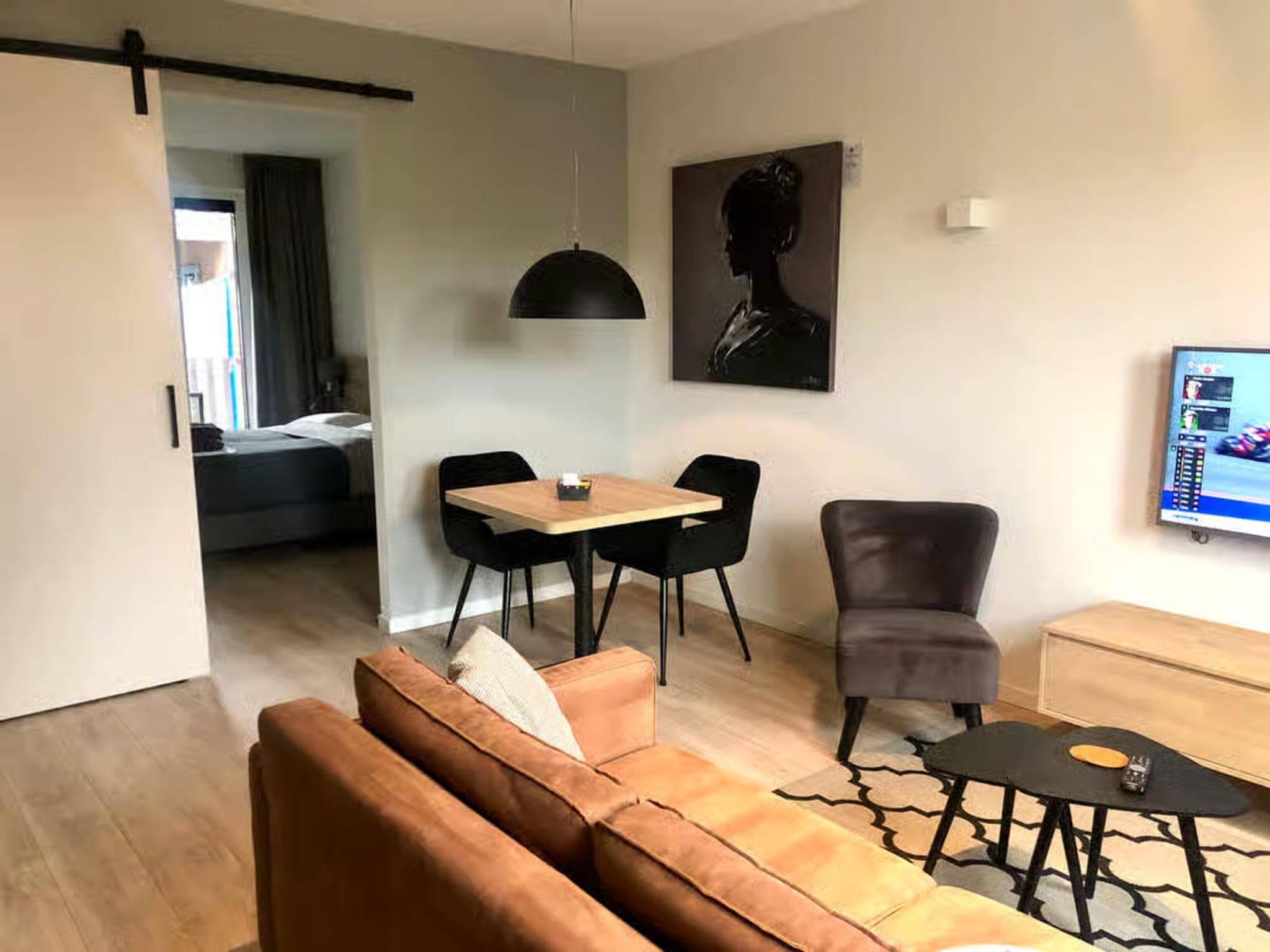 De eetkamer van Plein 40 Lodge 15 in Zoutelande