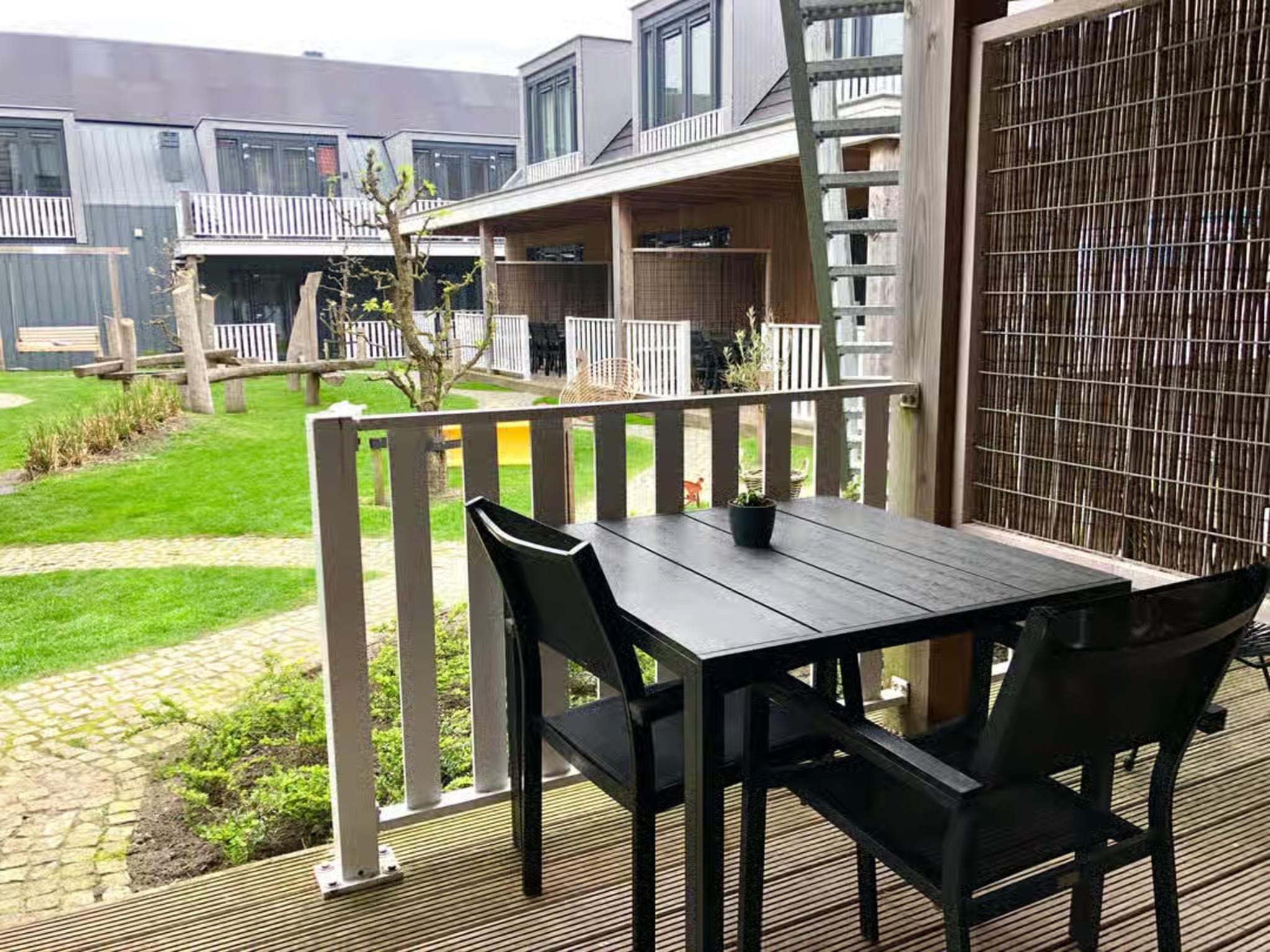 De woonkamer van Plein 40 Lodge 16 in Zoutelande