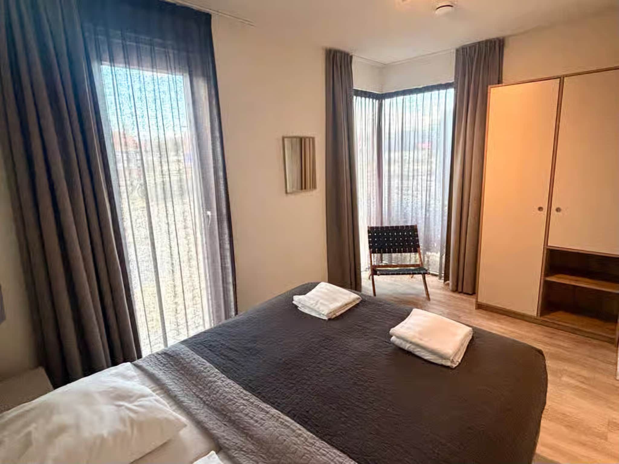 Een slaapkamer van Plein 40 Lodge 26 in Zoutelande