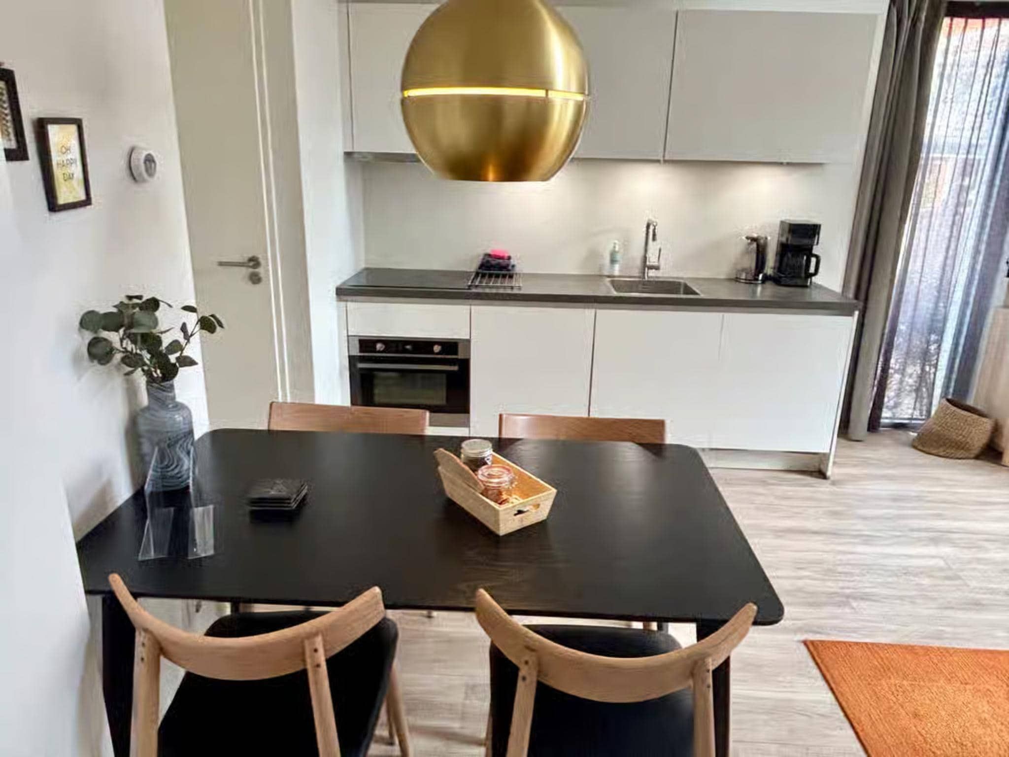 De keuken van Plein 40 Lodge 26 in Zoutelande