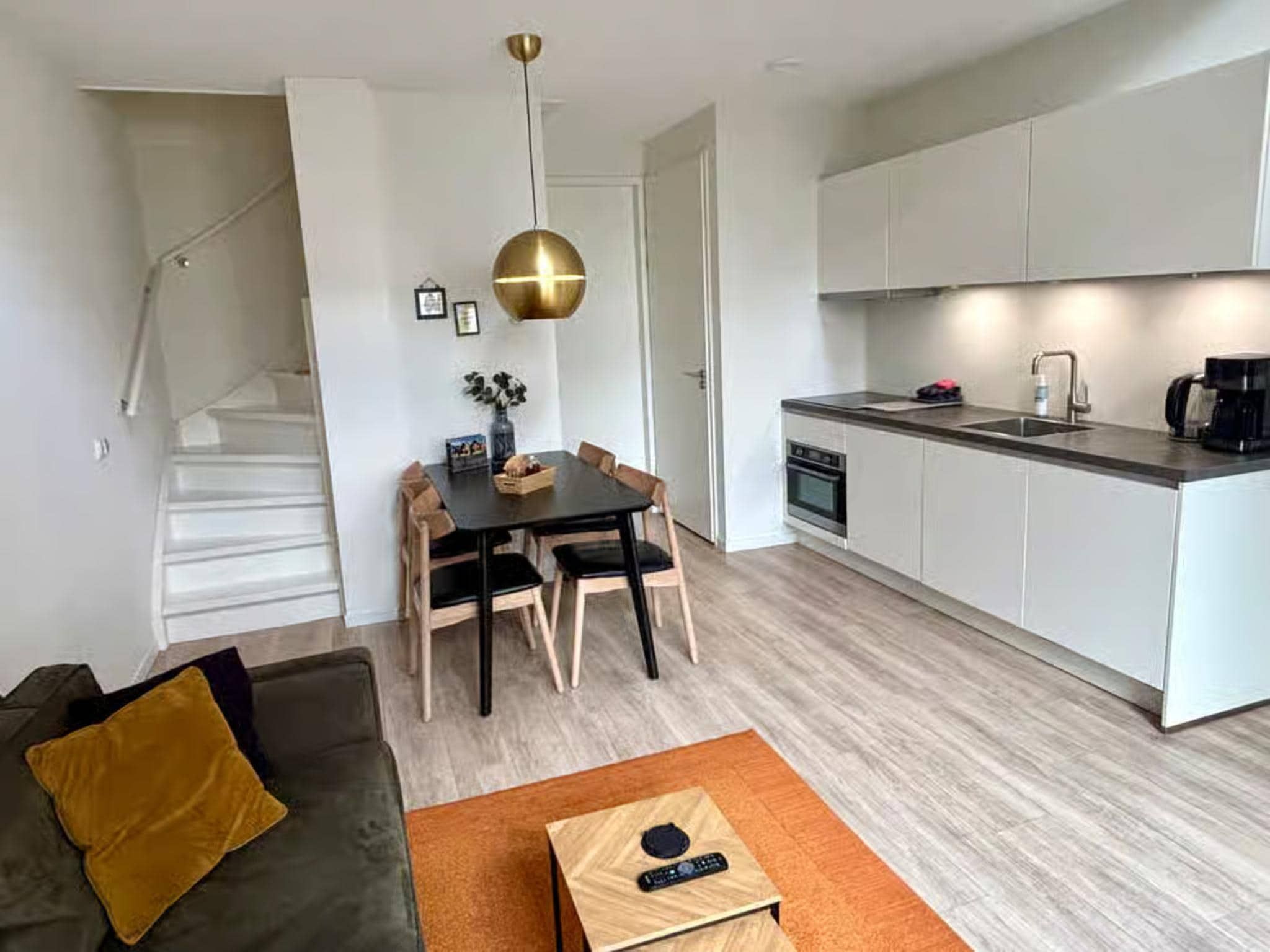 De keuken van Plein 40 Lodge 26 in Zoutelande