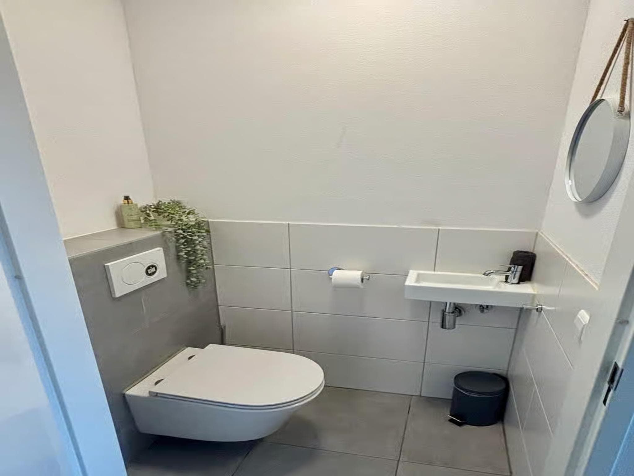 De badkamer van Plein 40 Lodge 26 in Zoutelande