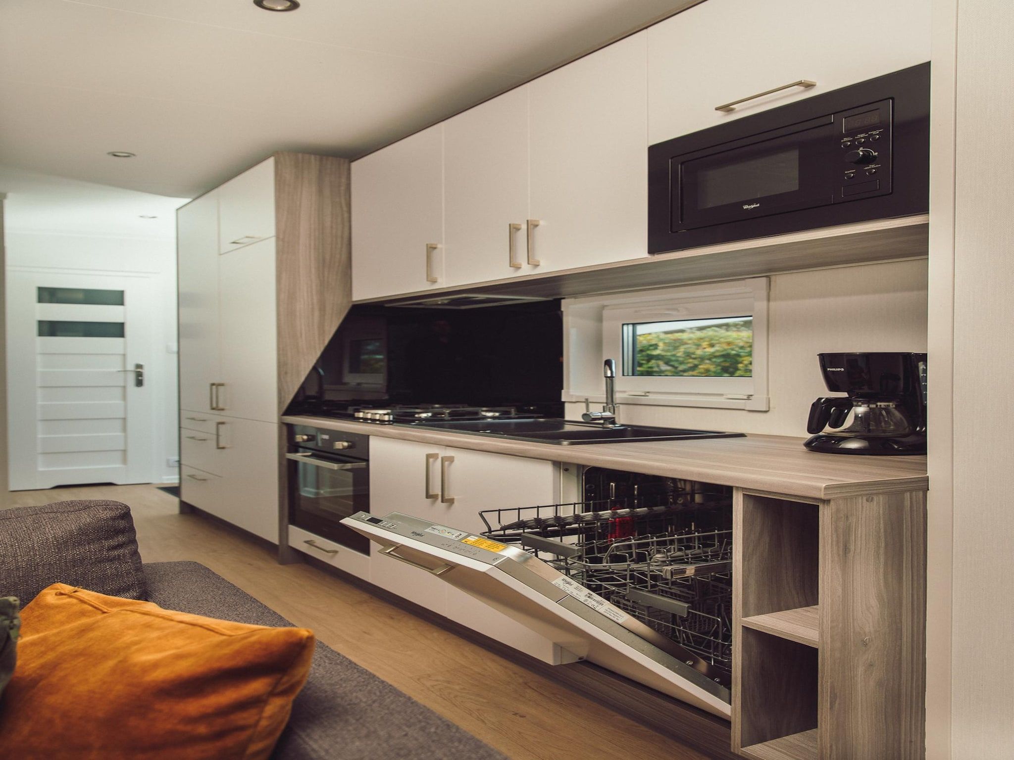 De eetkamer van Tiny Cabin with Hottub I 4 people in Rijssen