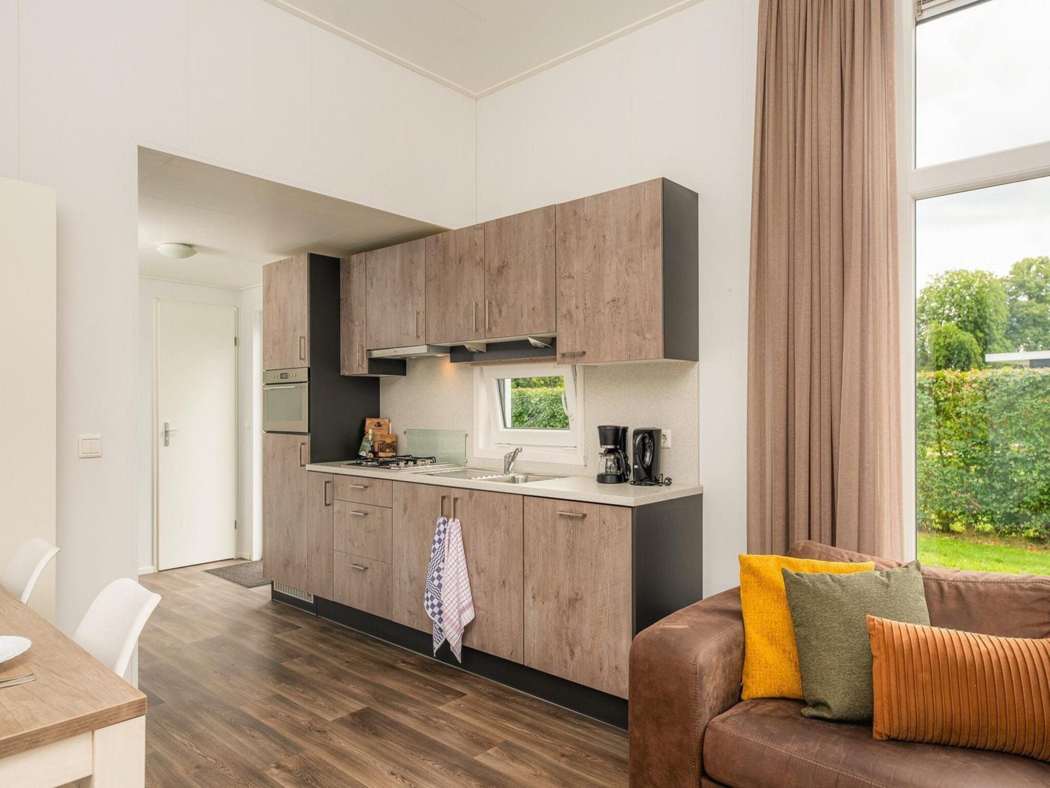 De keuken van Forest doglodge with hot tub | 4 people in Rijssen