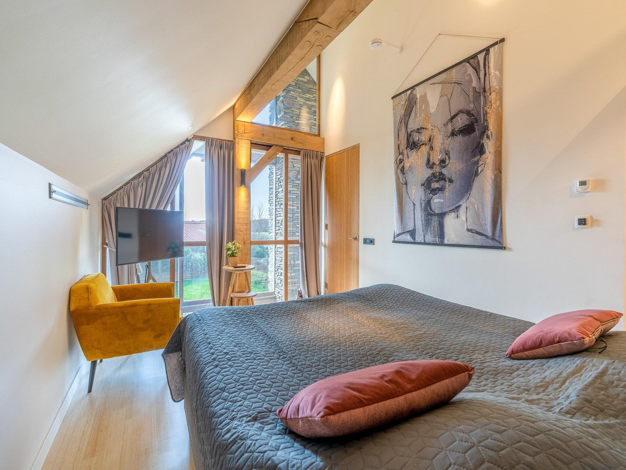 Een slaapkamer van Villa Buytenplaats 181 in De Koog