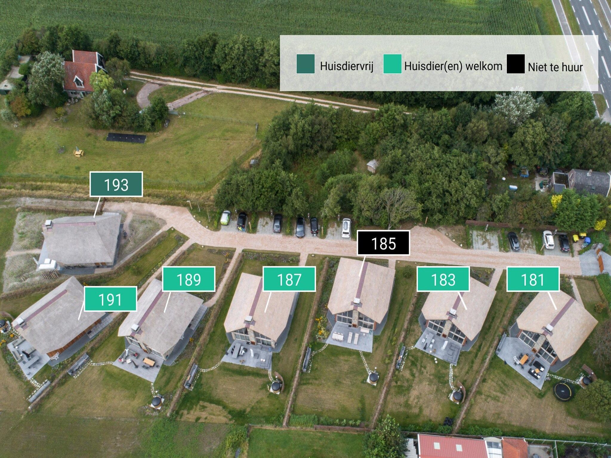 Voorzieningen bij Villa Buytenplaats 181 in De Koog