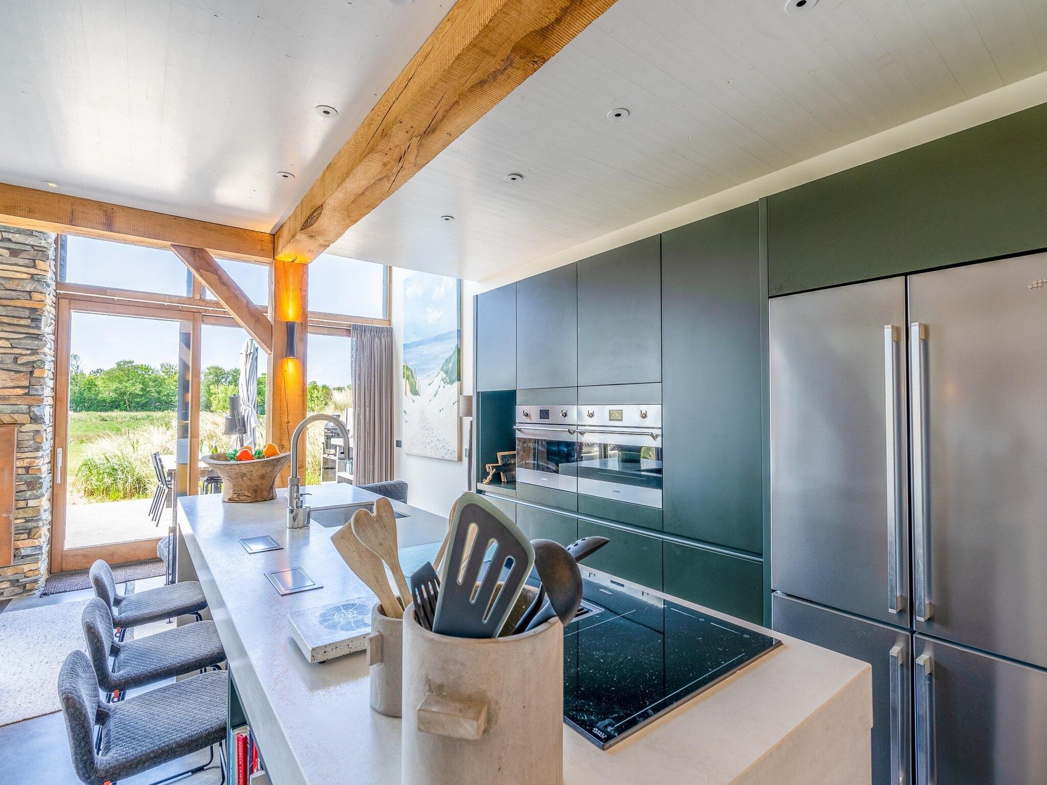 De keuken van Villa Buytenplaats 193 in De Koog