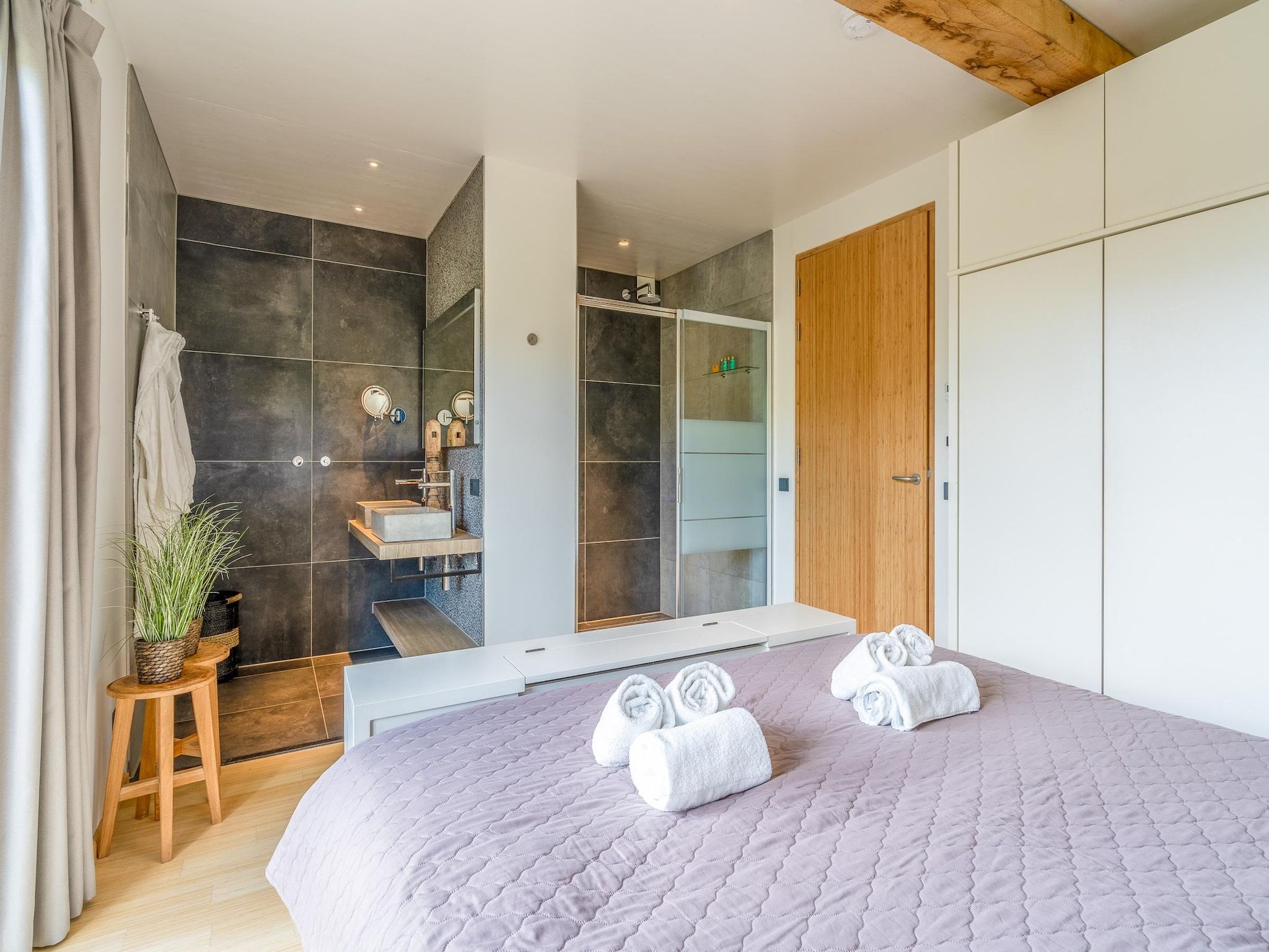 Een slaapkamer van Villa Buytenplaats 193 in De Koog