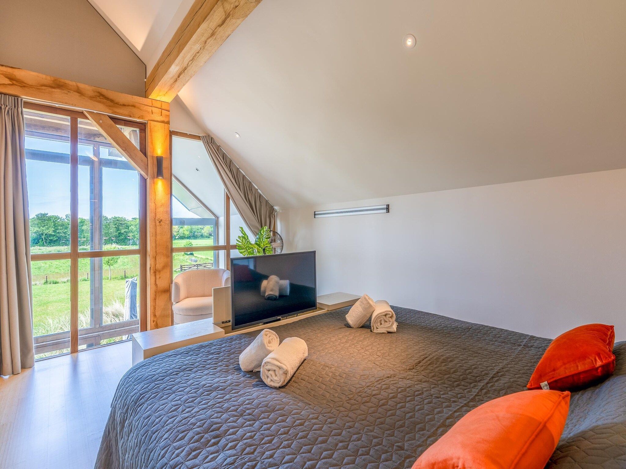 Een slaapkamer van Villa Buytenplaats 193 in De Koog