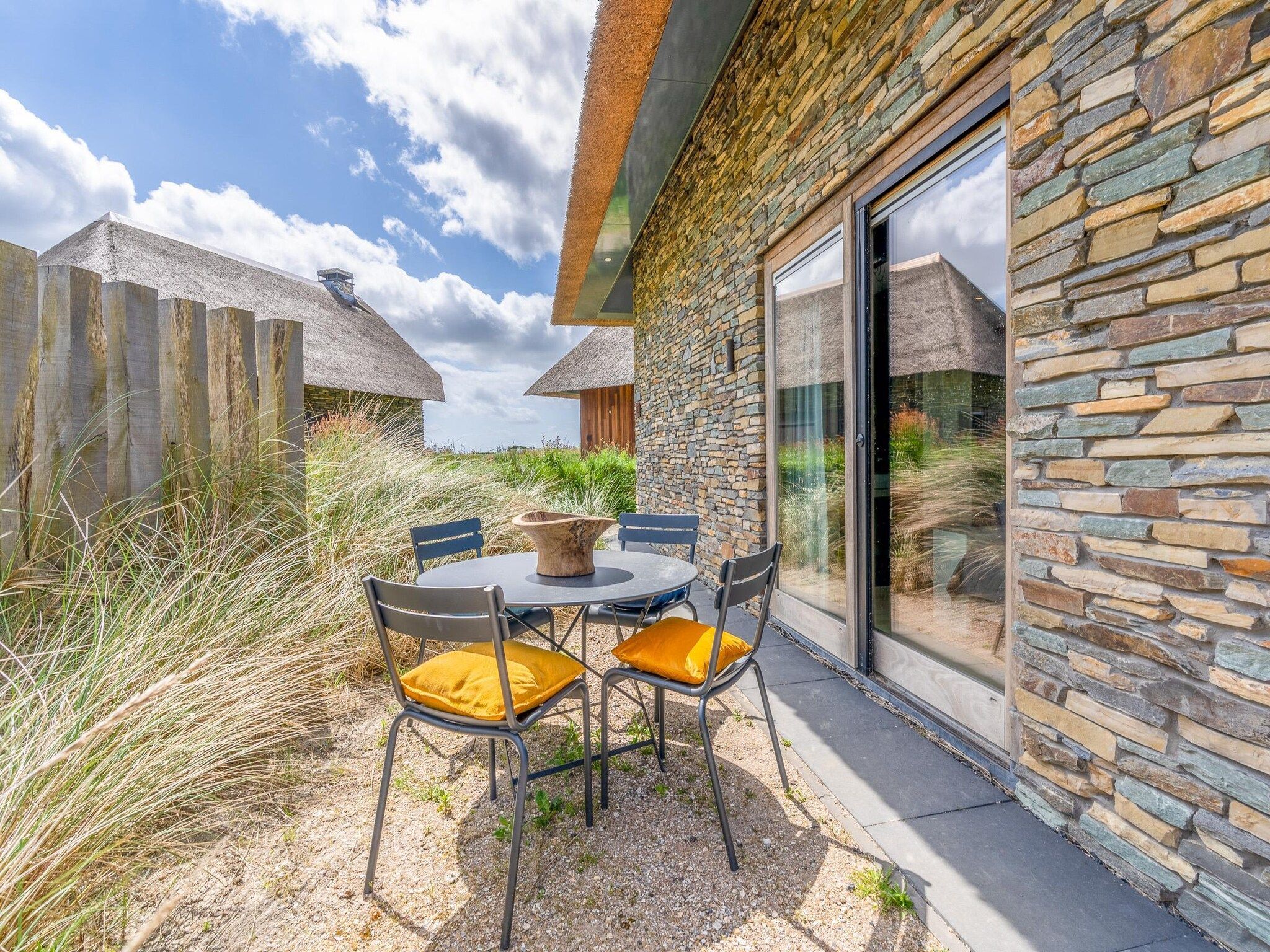 De tuin van Villa Buytenplaats 193 in De Koog