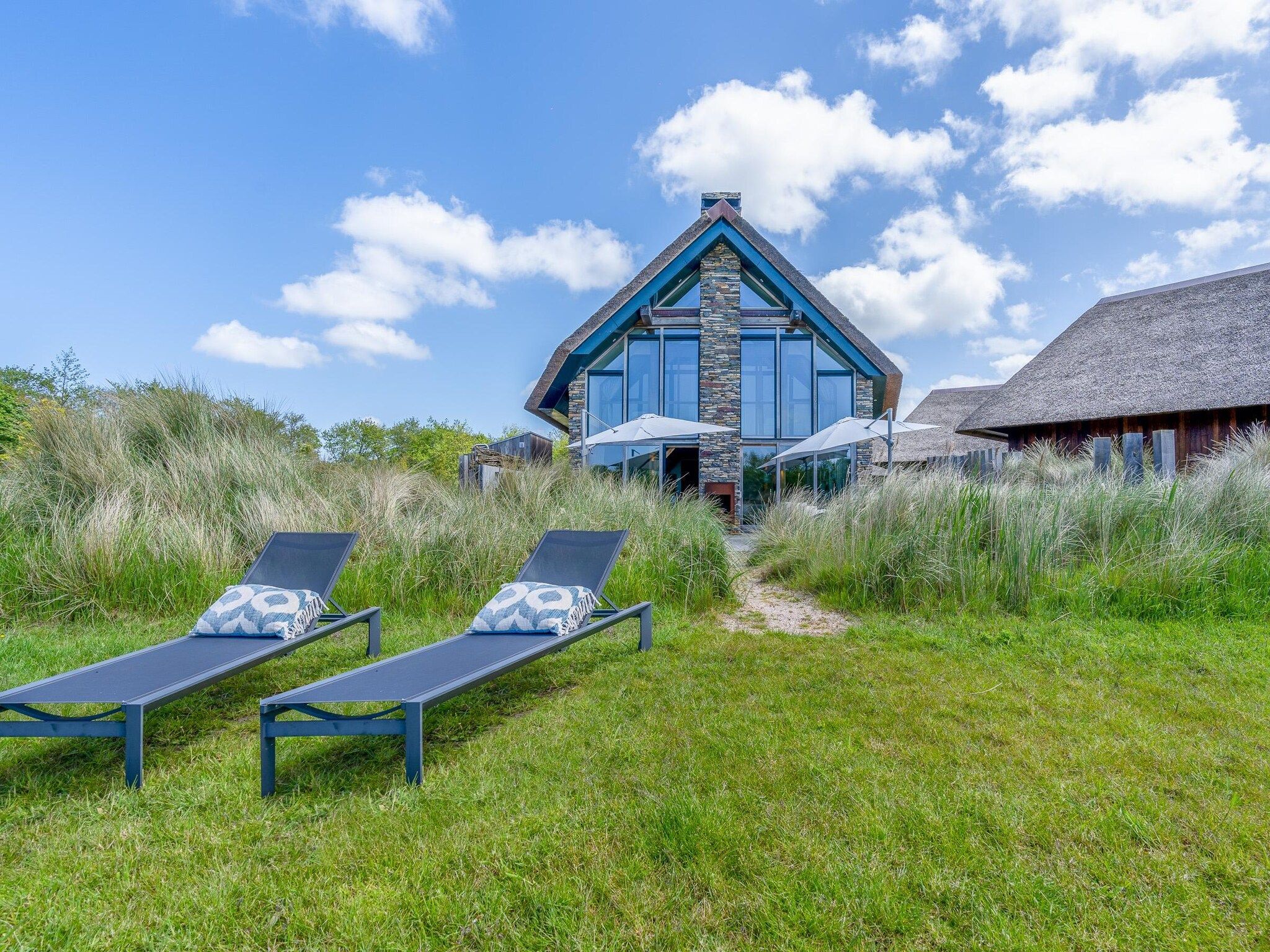 De tuin van Villa Buytenplaats 193 in De Koog