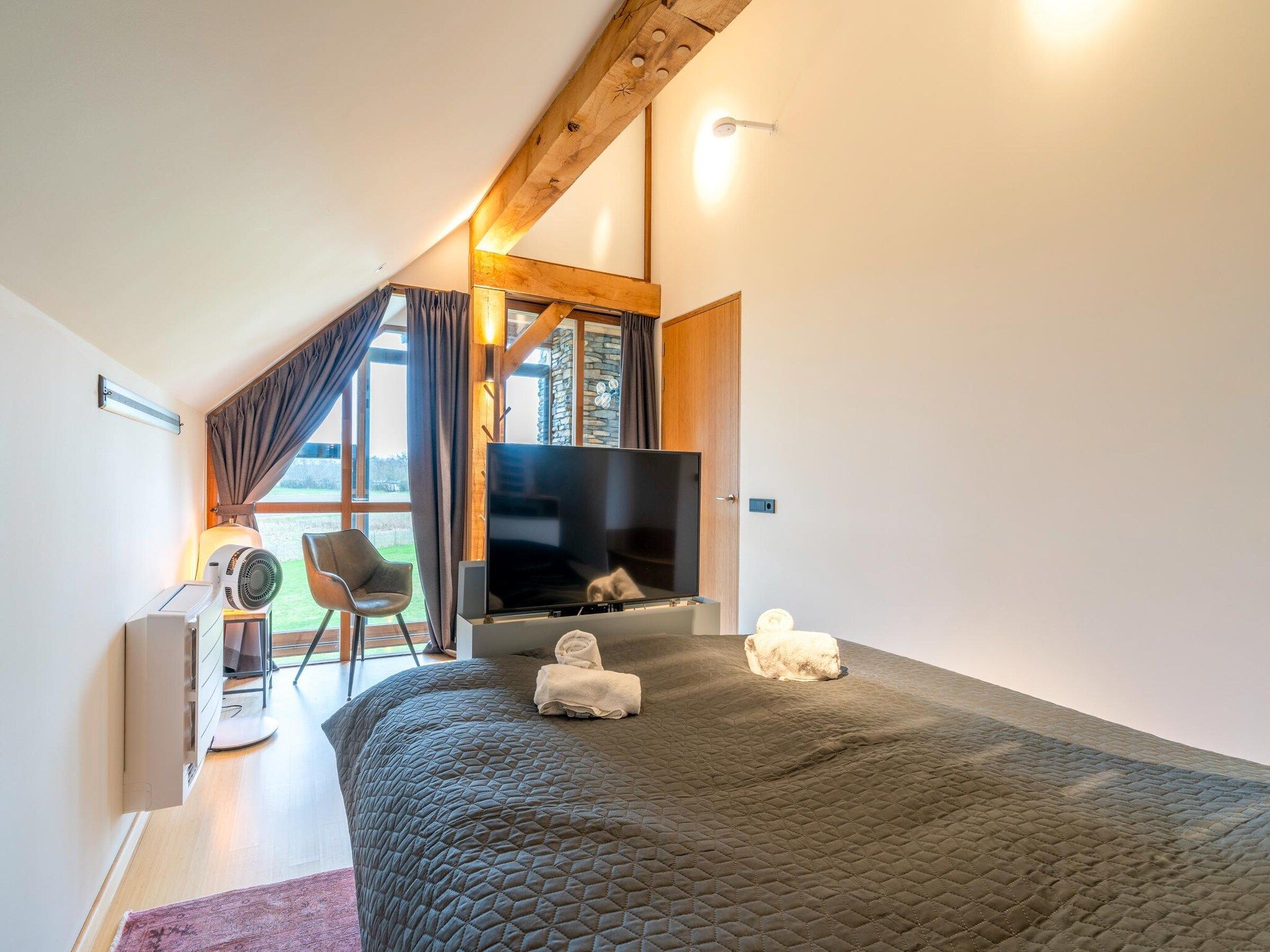 Een slaapkamer van Villa Buytenplaats 191 in De Koog