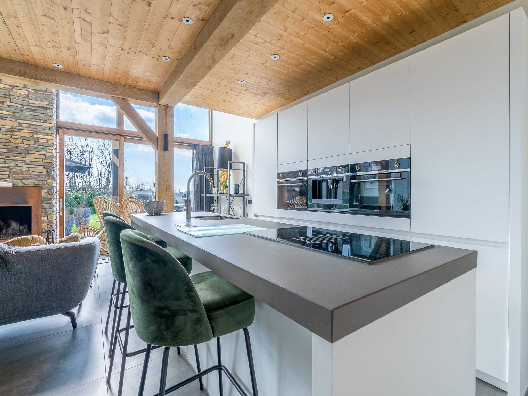 De keuken van Villa Buytenplaats 183 in De Koog