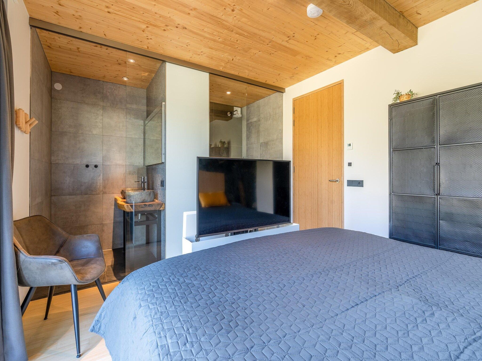 Een slaapkamer van Villa Buytenplaats 183 in De Koog