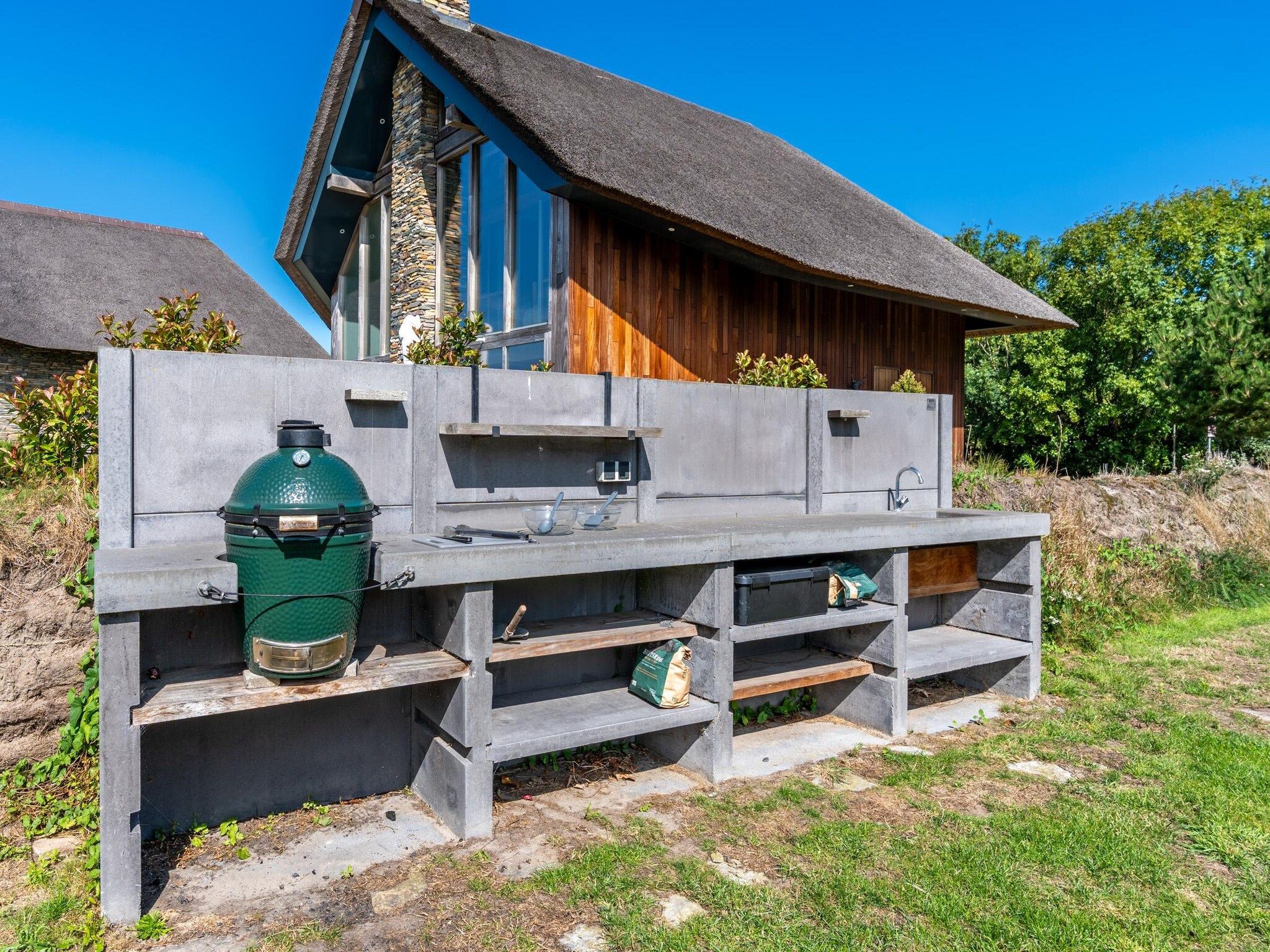 De tuin van Villa Buytenplaats 183 in De Koog