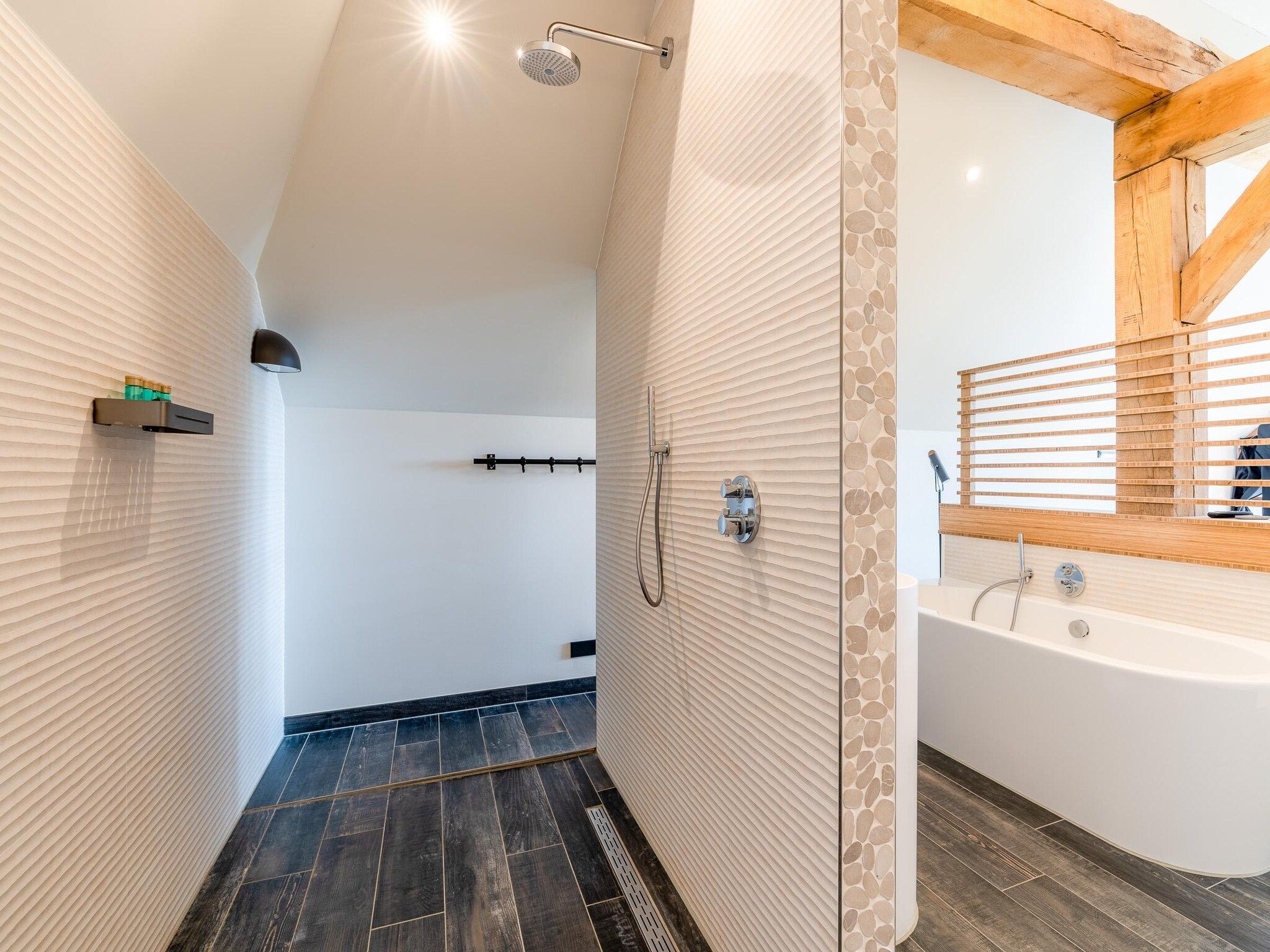 De badkamer van Villa Buytenplaats 189 in De Koog