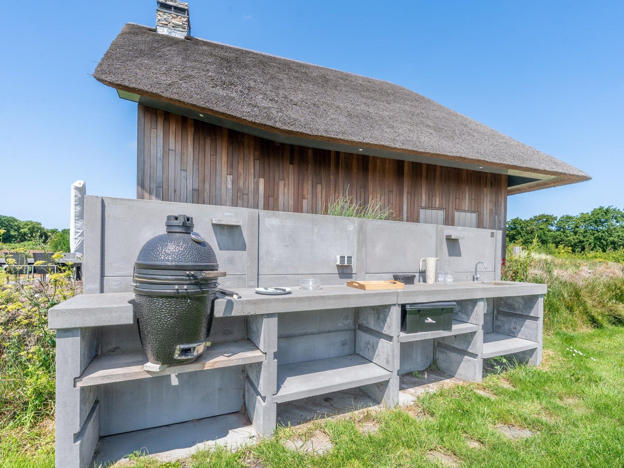 De tuin van Villa Buytenplaats 189 in De Koog
