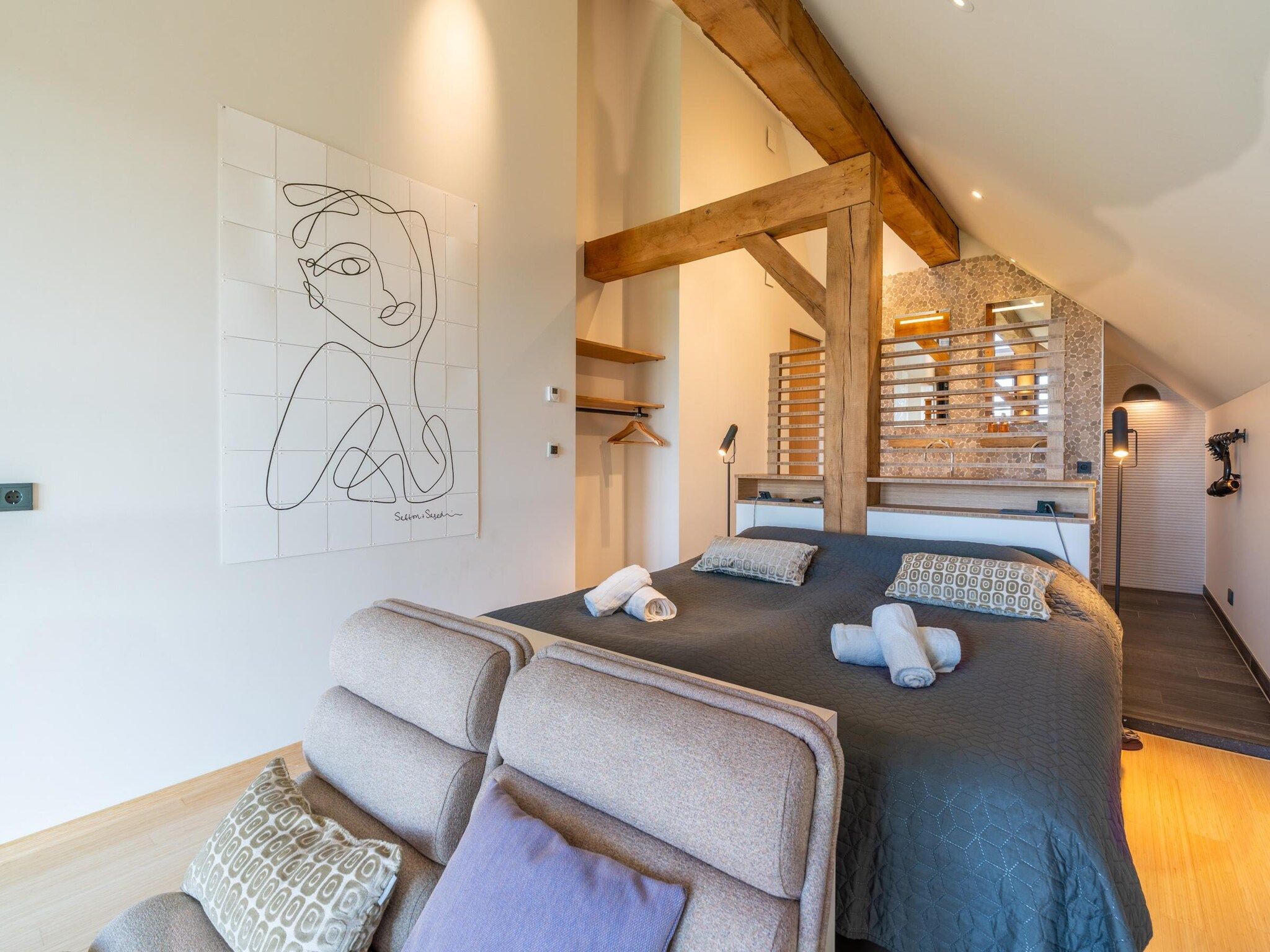 Een slaapkamer van Villa Buytenplaats 189 in De Koog