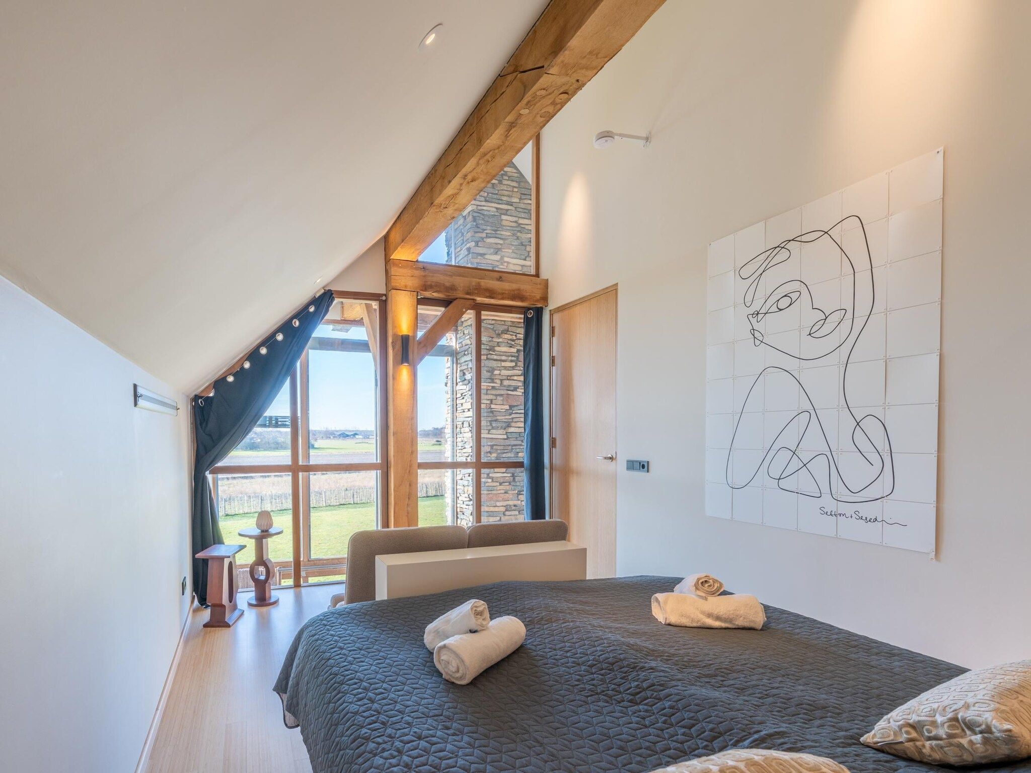 Een slaapkamer van Villa Buytenplaats 189 in De Koog