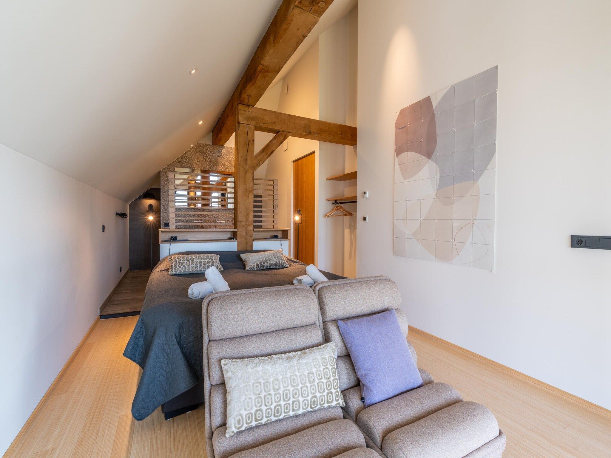 Een slaapkamer van Villa Buytenplaats 189 in De Koog