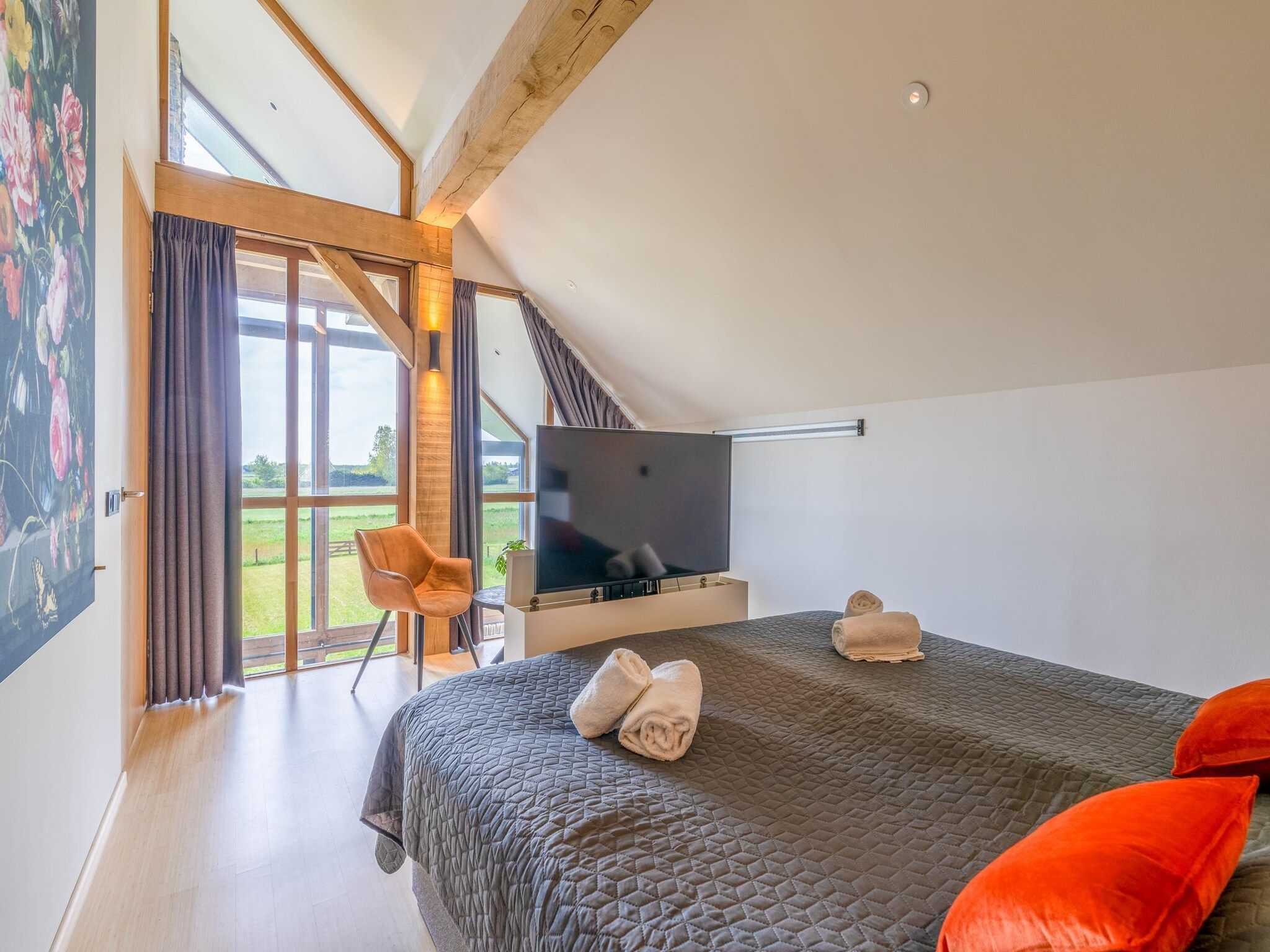 Een slaapkamer van Villa Buytenplaats 187 in De Koog