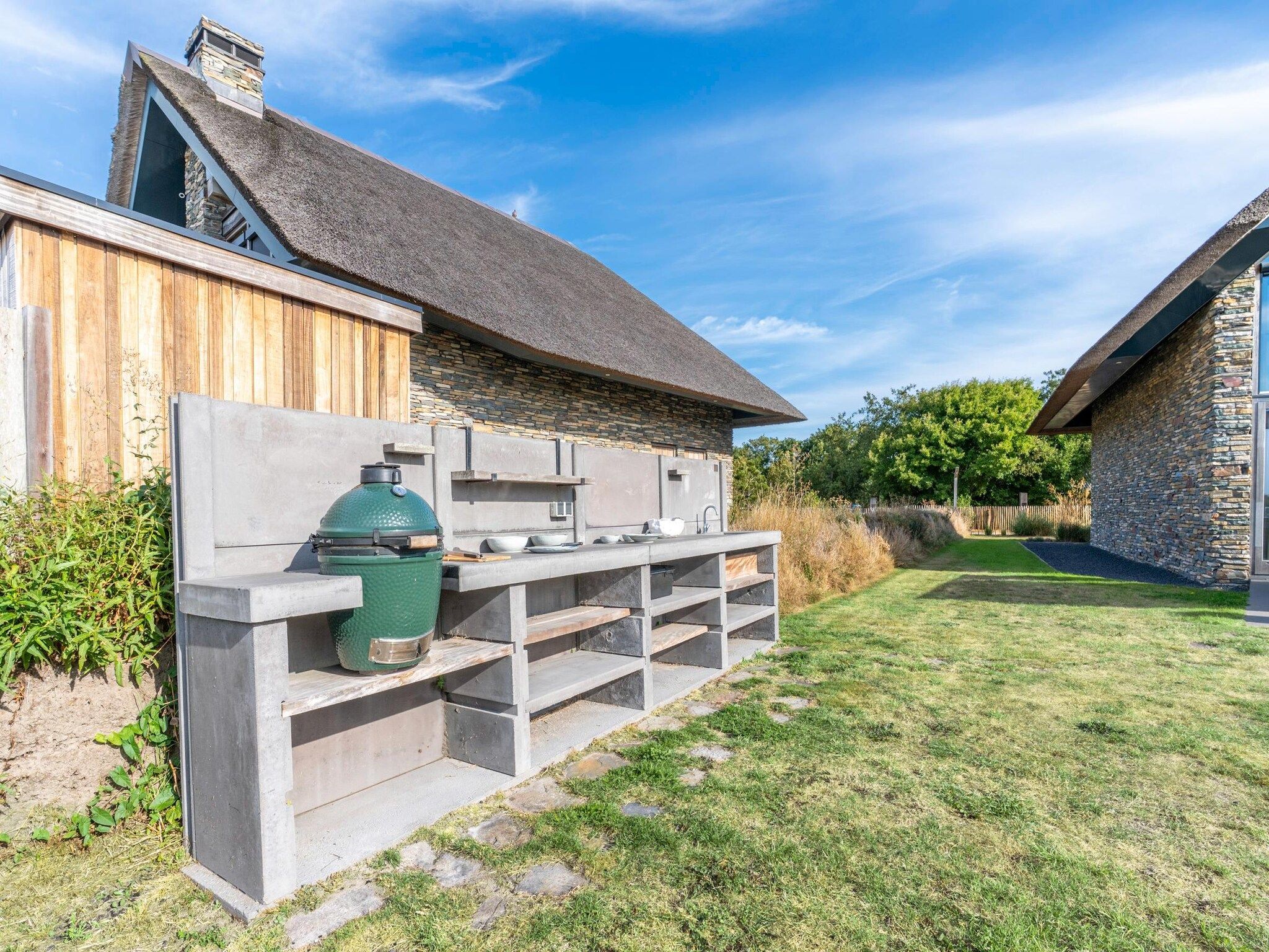 De tuin van Villa Buytenplaats 187 in De Koog