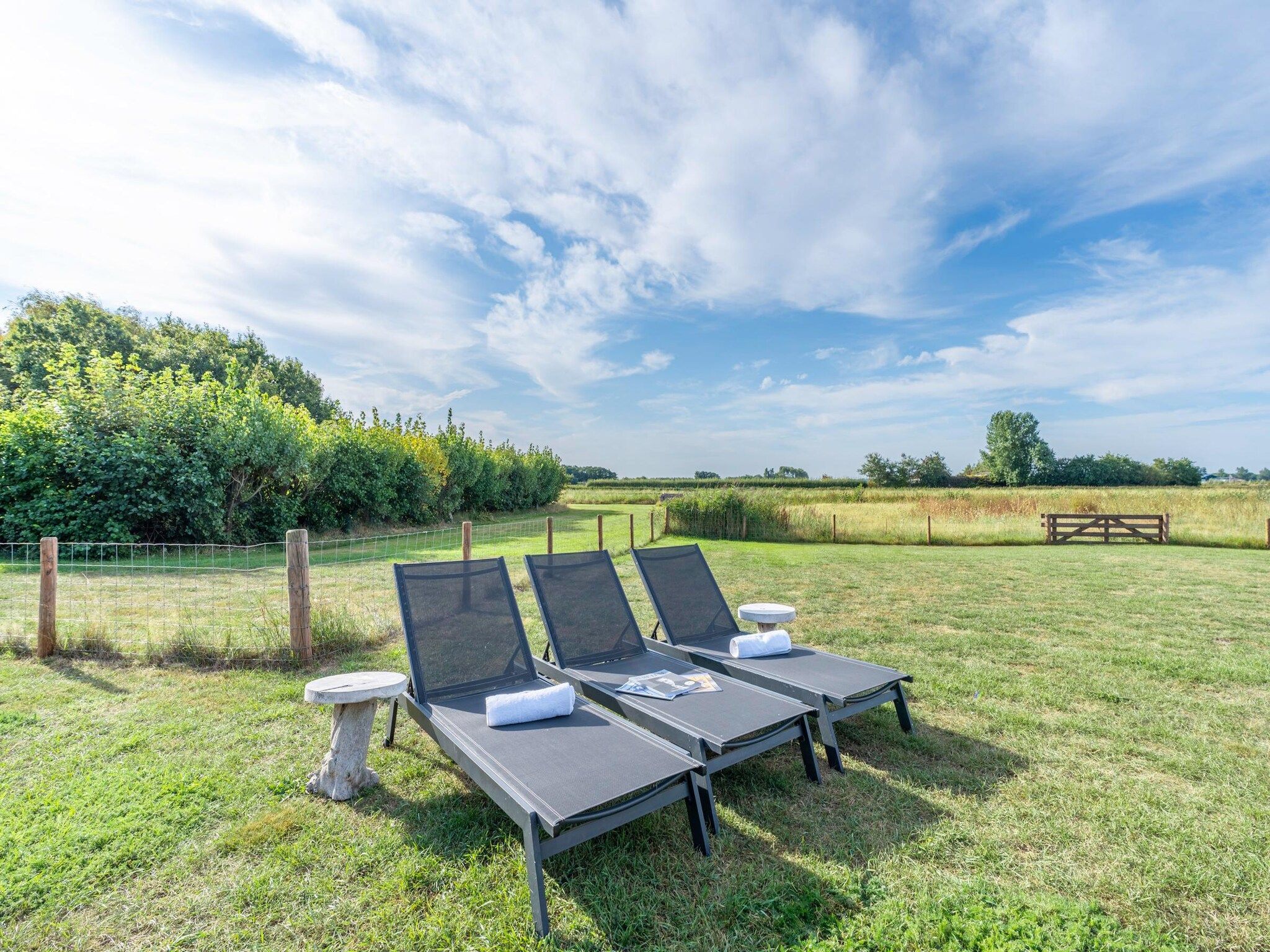 De tuin van Villa Buytenplaats 187 in De Koog