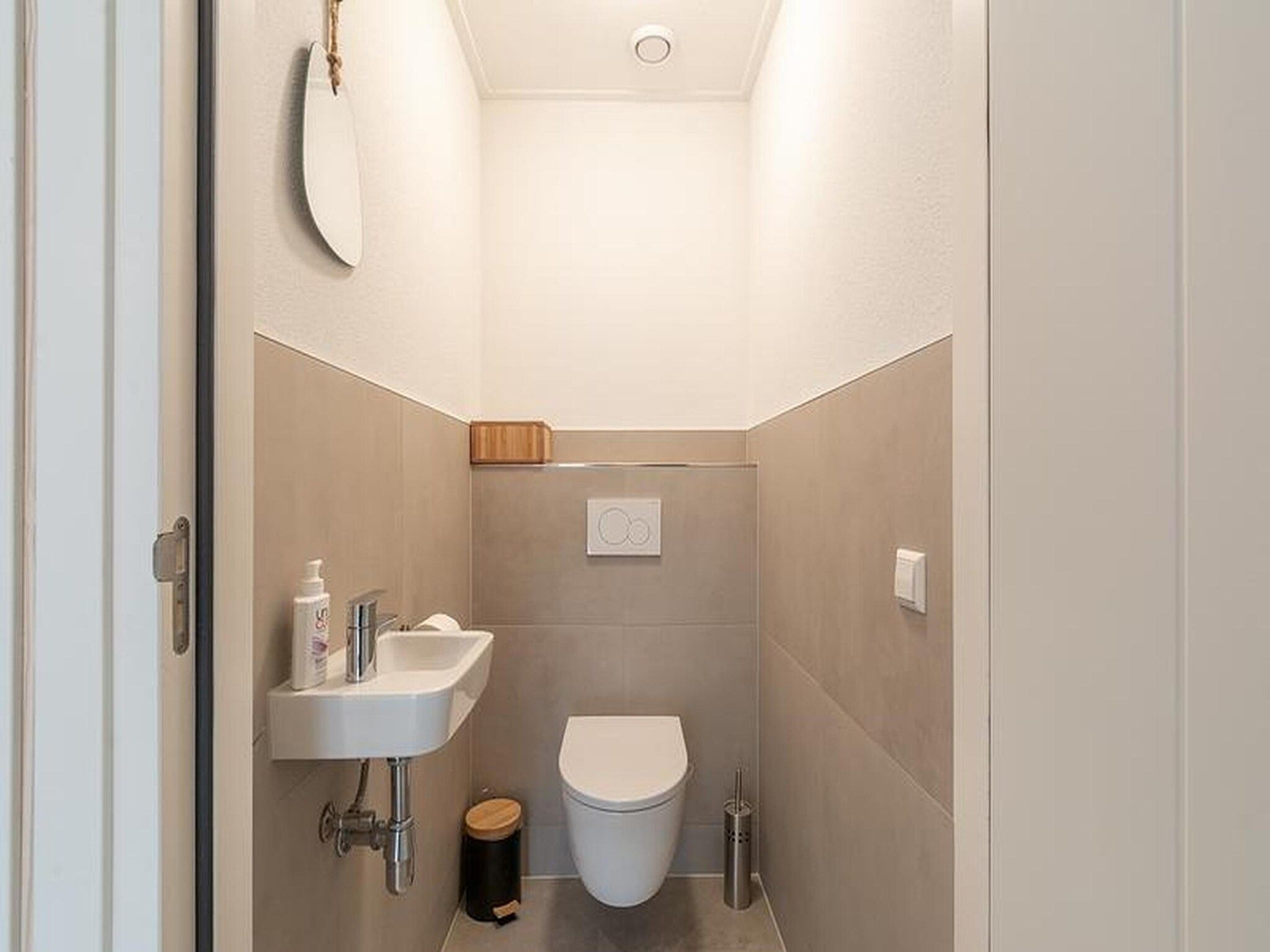 De badkamer van Sandepark 113 in Groote Keeten