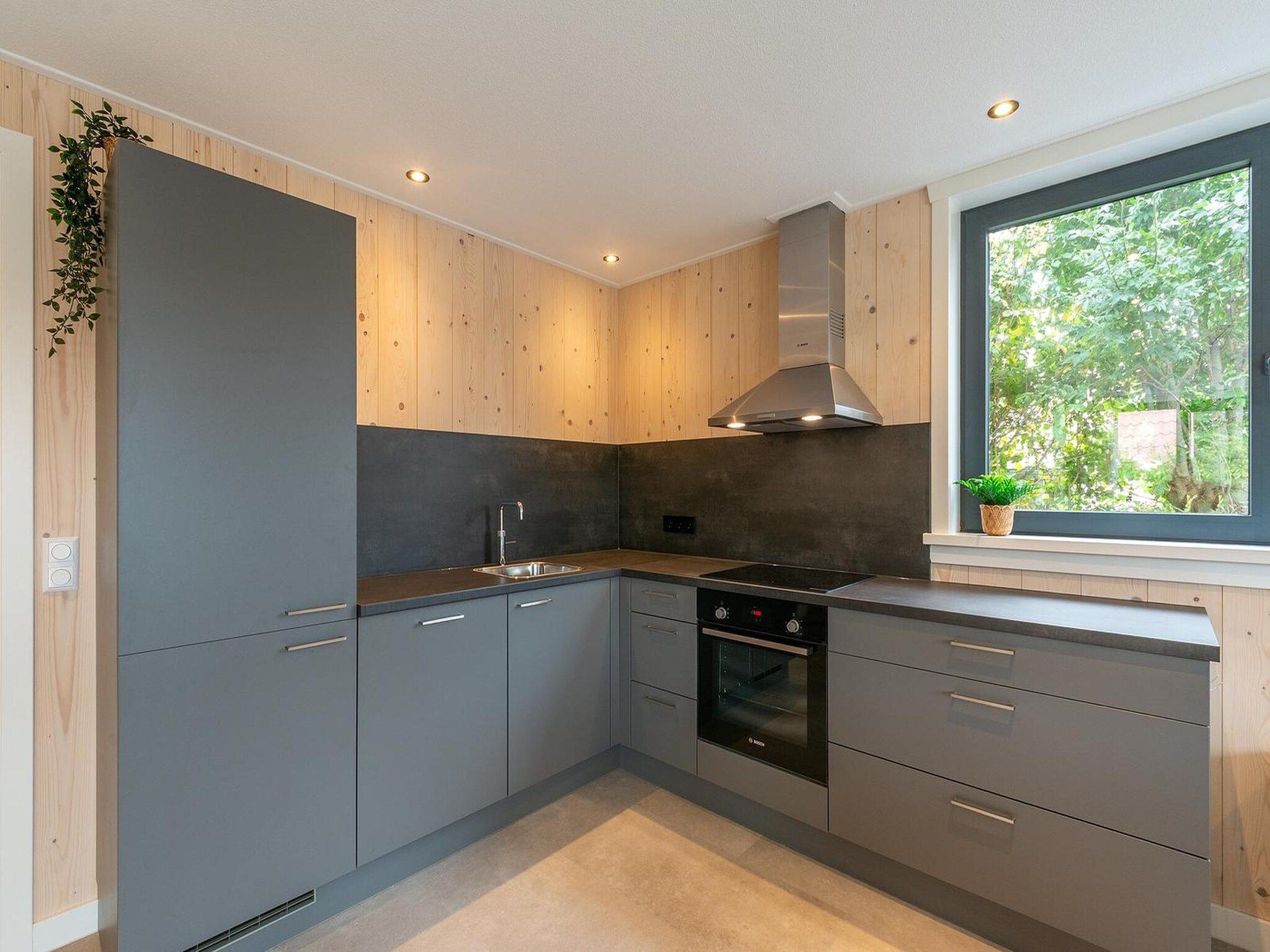 De keuken van Sandepark 113 in Groote Keeten