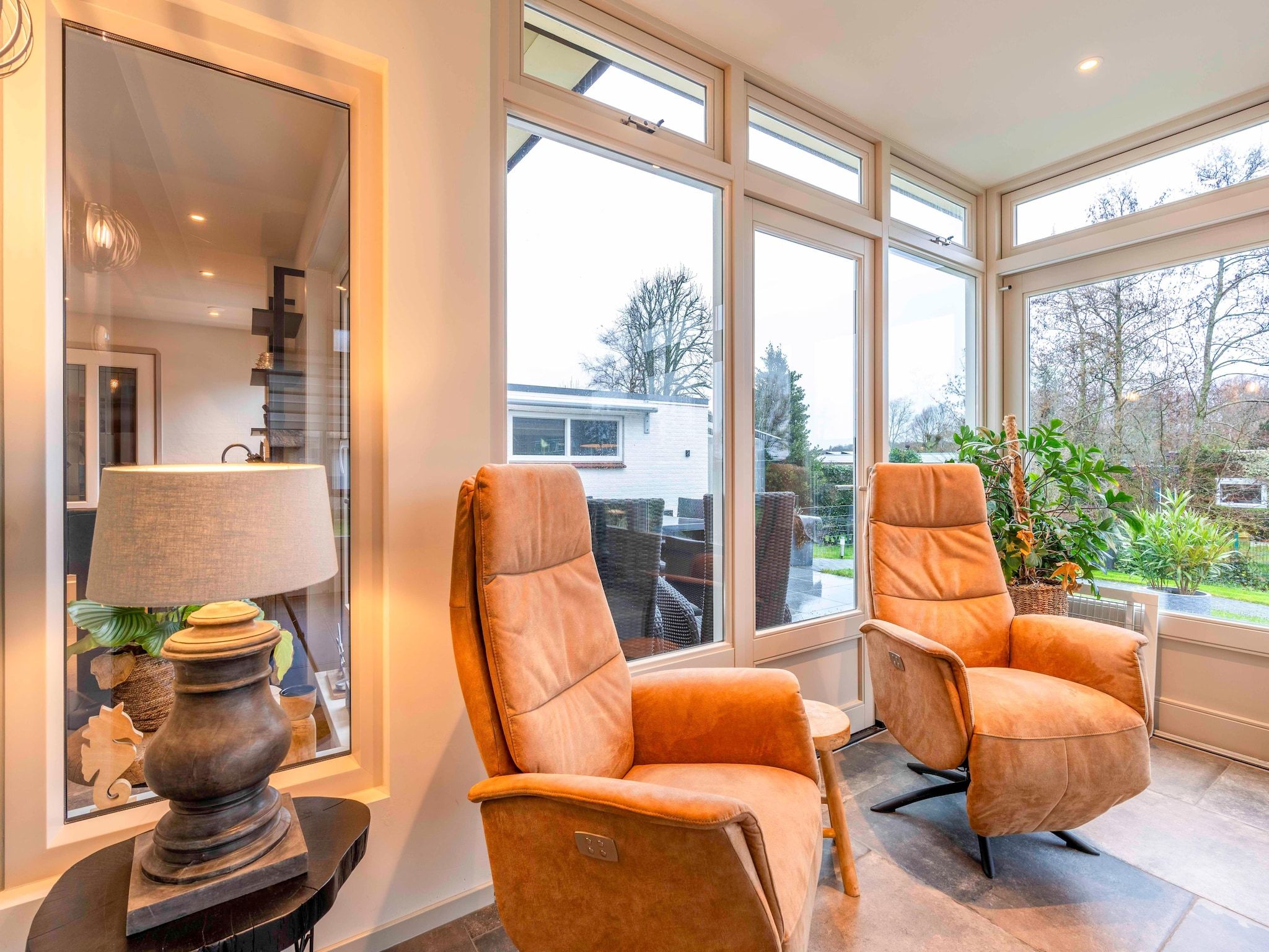 De woonkamer van Ruijslaan 69 - Huis Ter Duin in De Koog