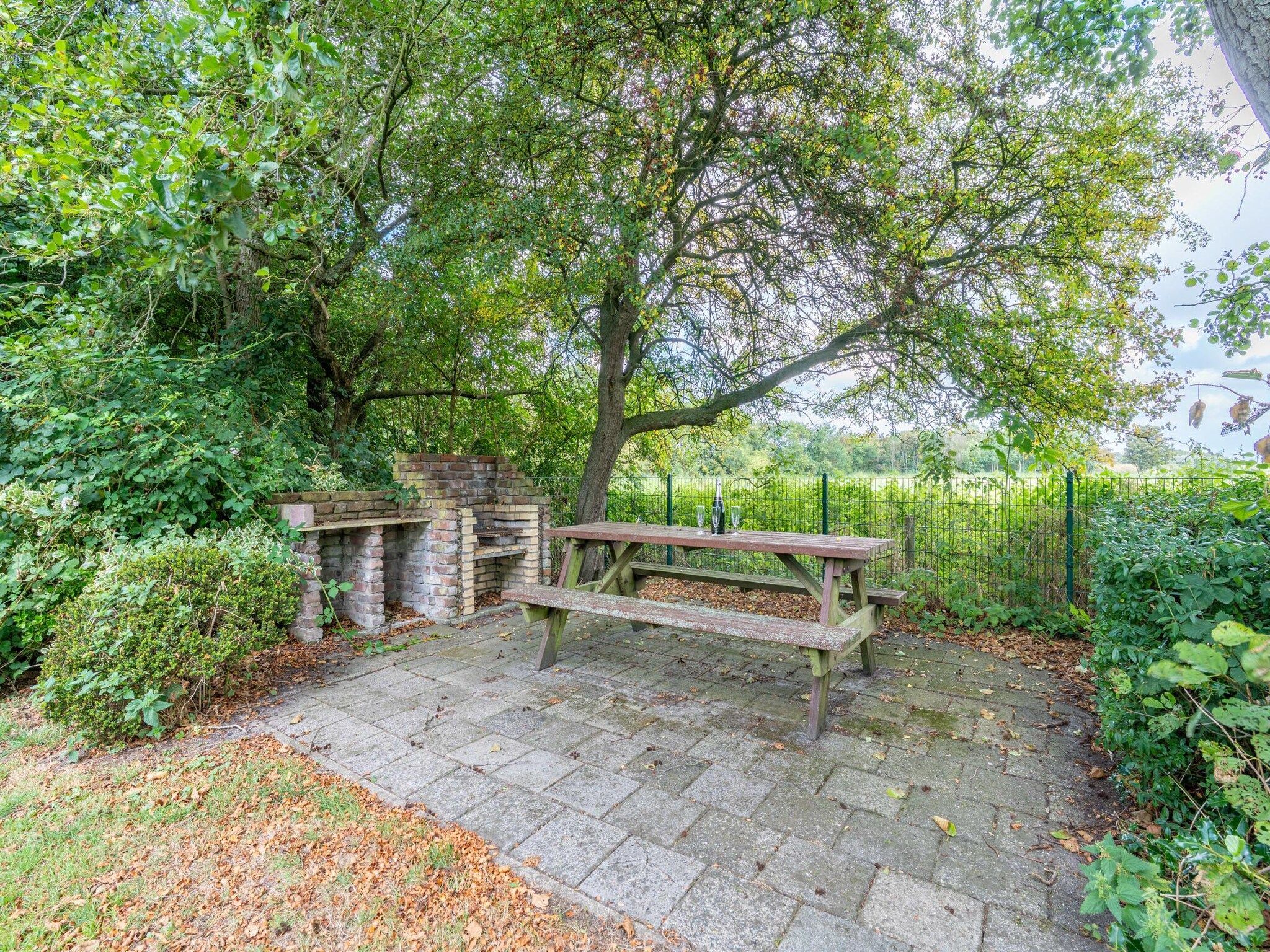 De tuin van Het oude dijkje in De Koog