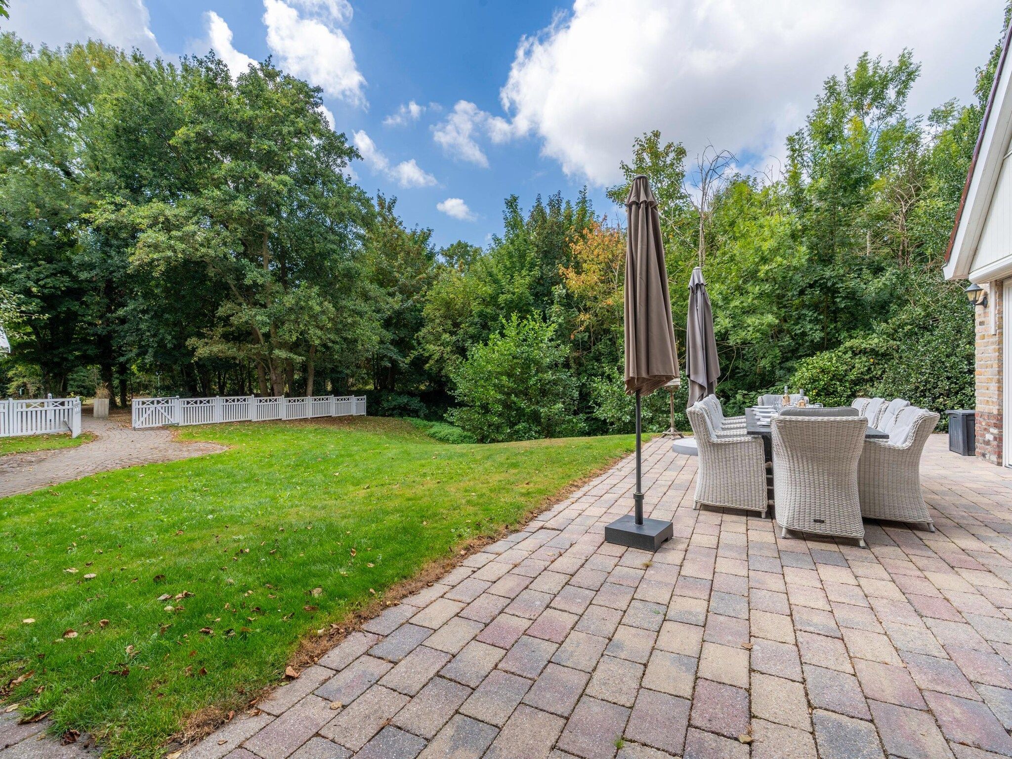 De tuin van Het oude dijkje in De Koog