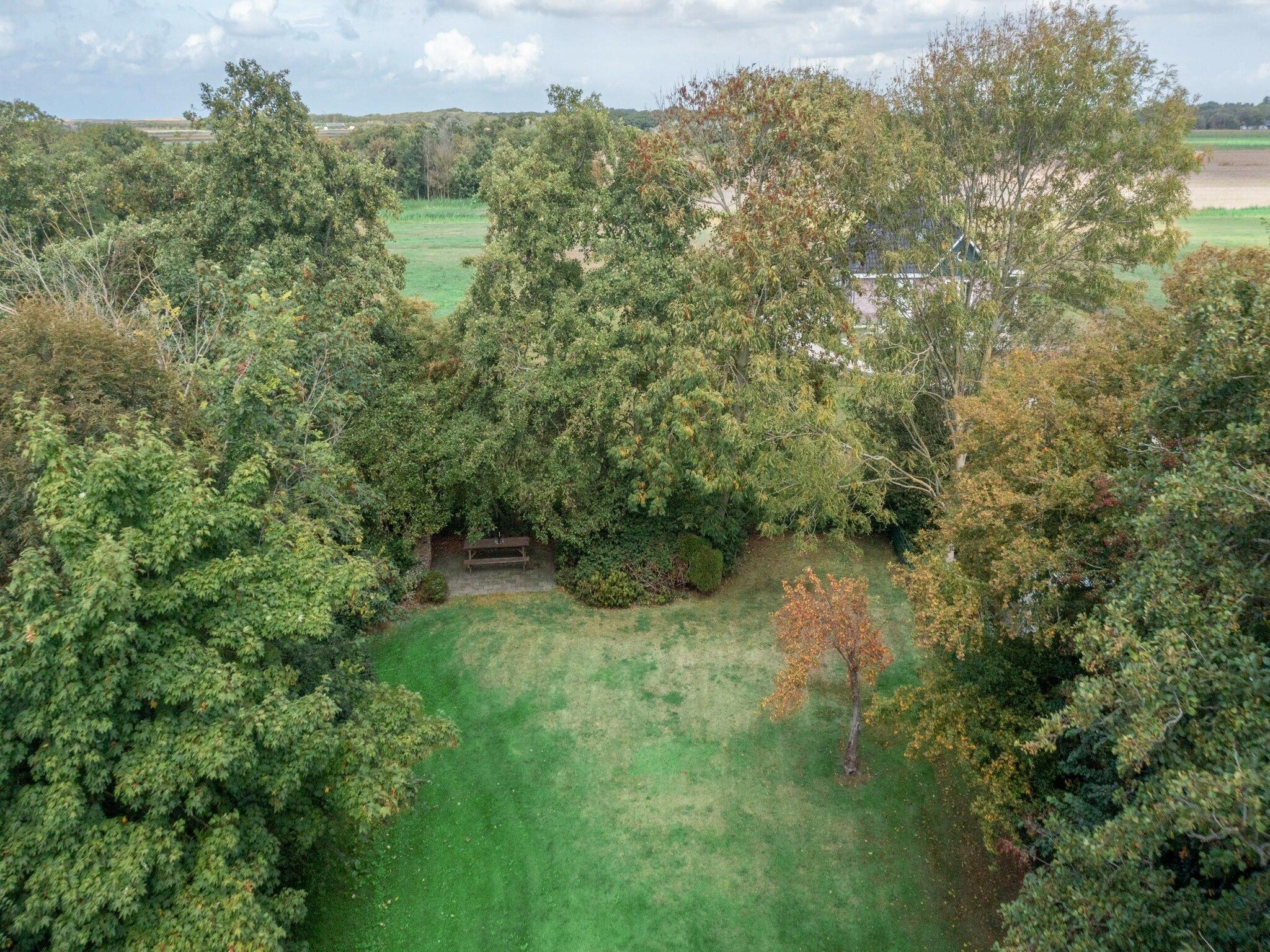 De tuin van Het oude dijkje in De Koog