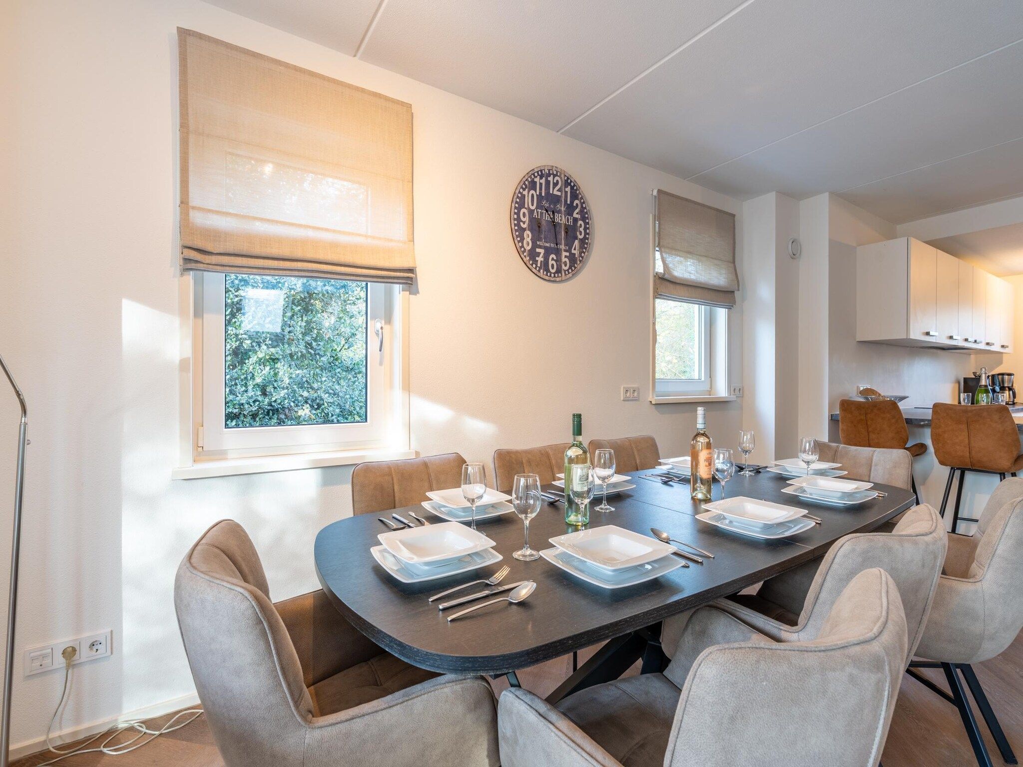 De eetkamer van Het oude dijkje in De Koog