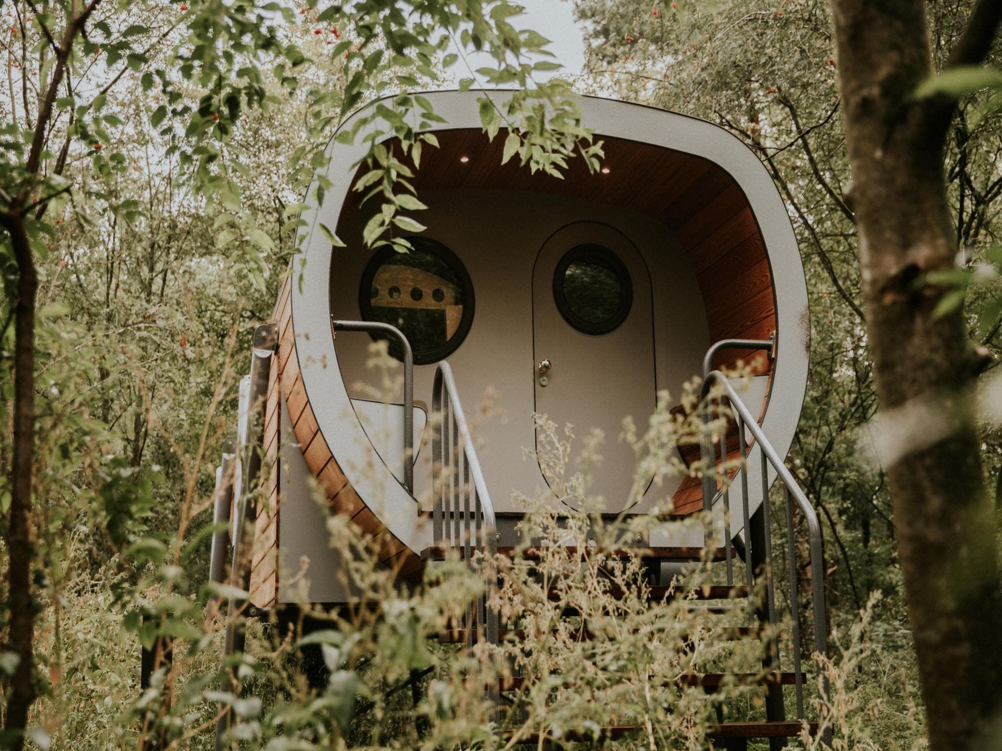 De buitenkant van Skycabin | 2-4 persoons in Balkbrug