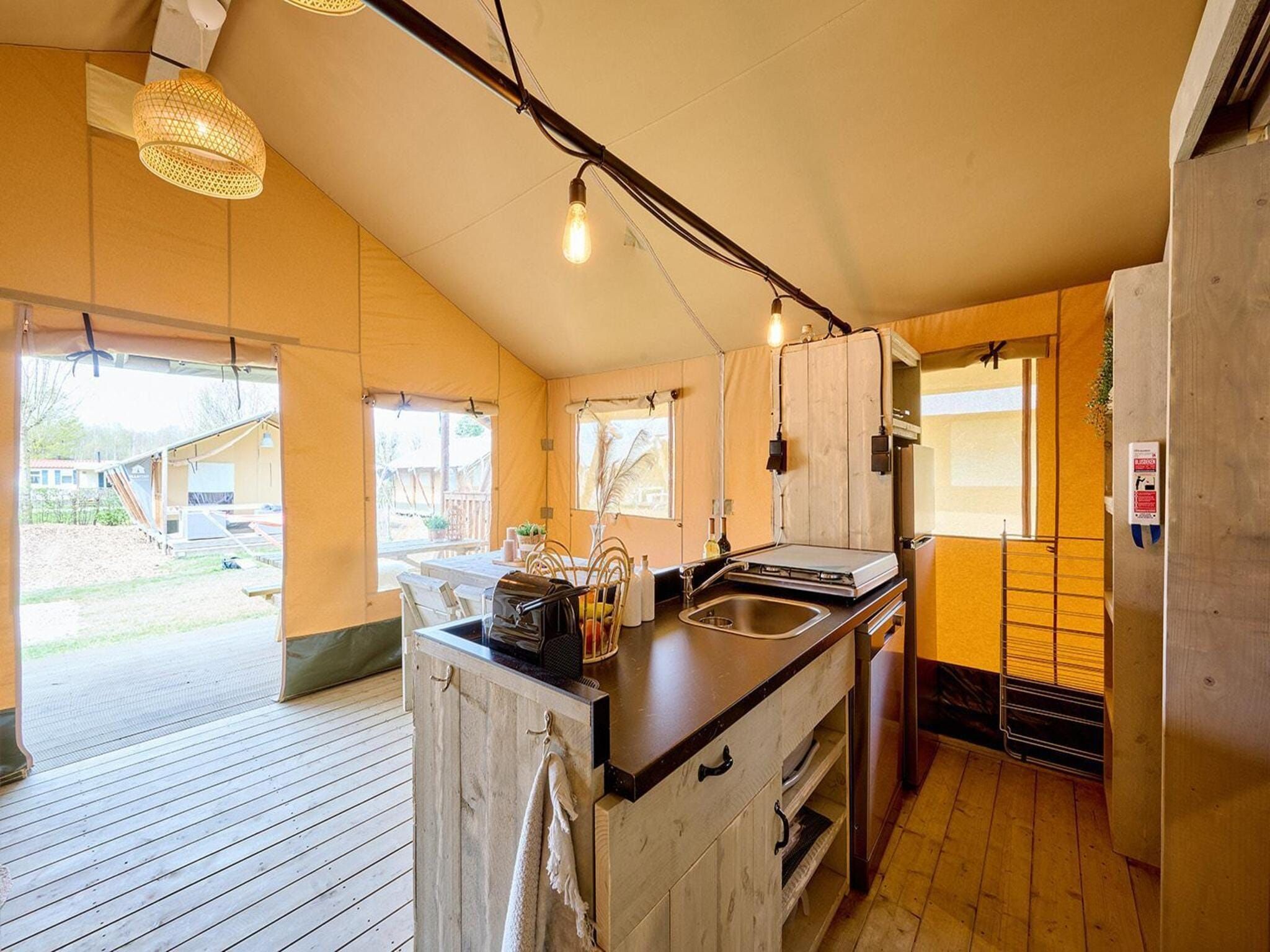 De keuken van Safaritent | 6 persoons in Balkbrug