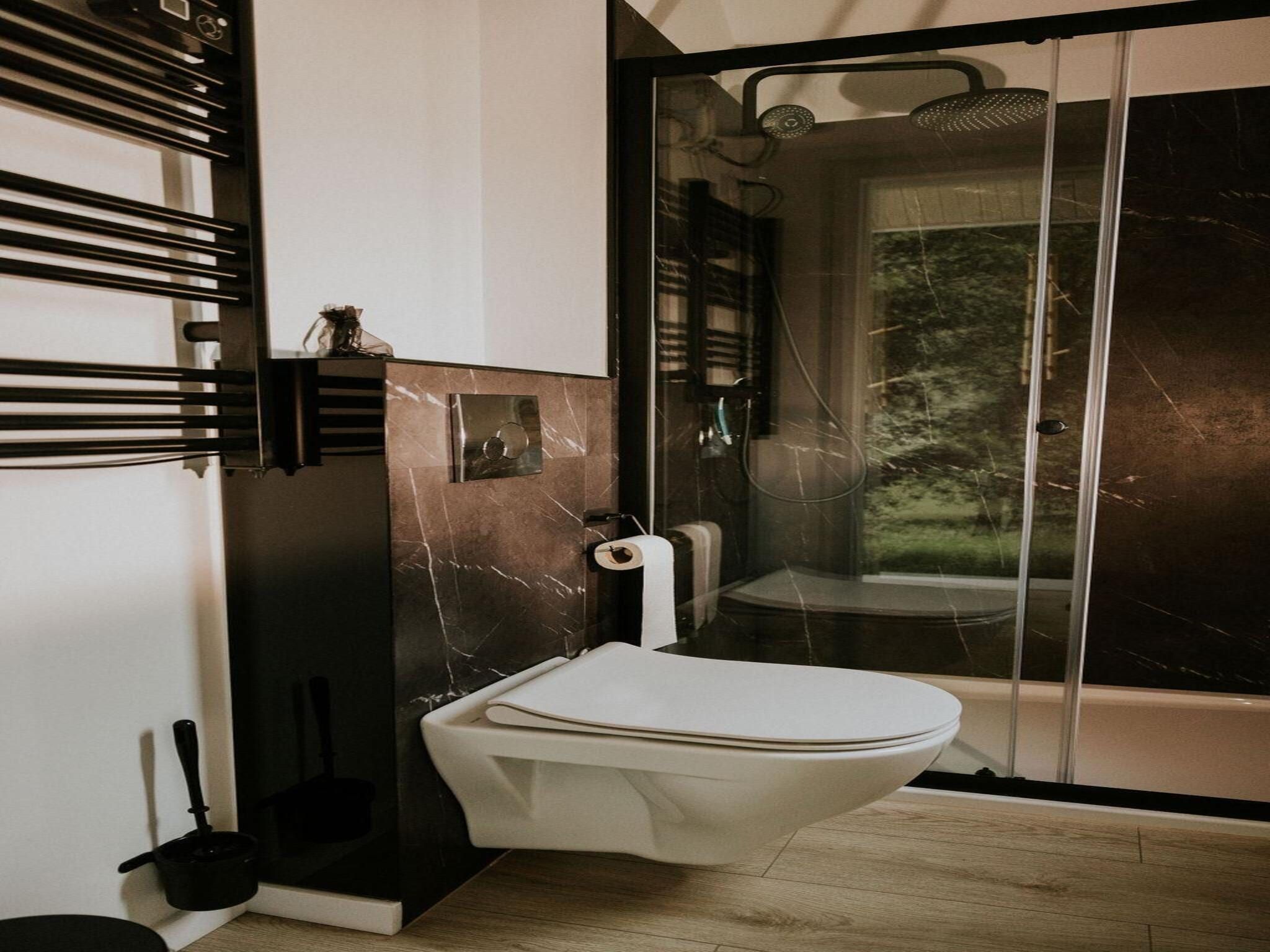 De badkamer van Cosy house | 4 persoons in Balkbrug