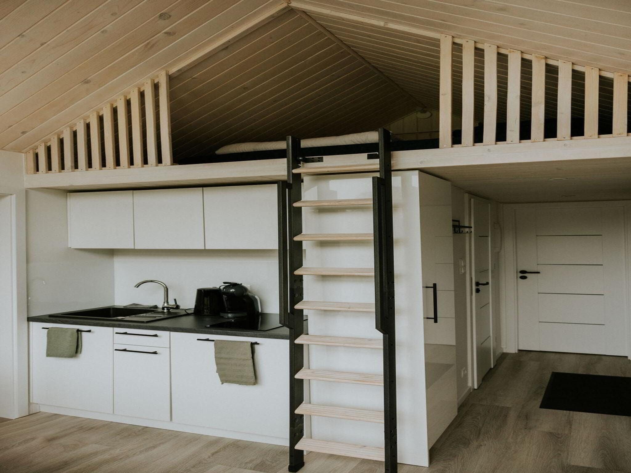 De keuken van Tiny house XL | 2-4 persoons in Balkbrug