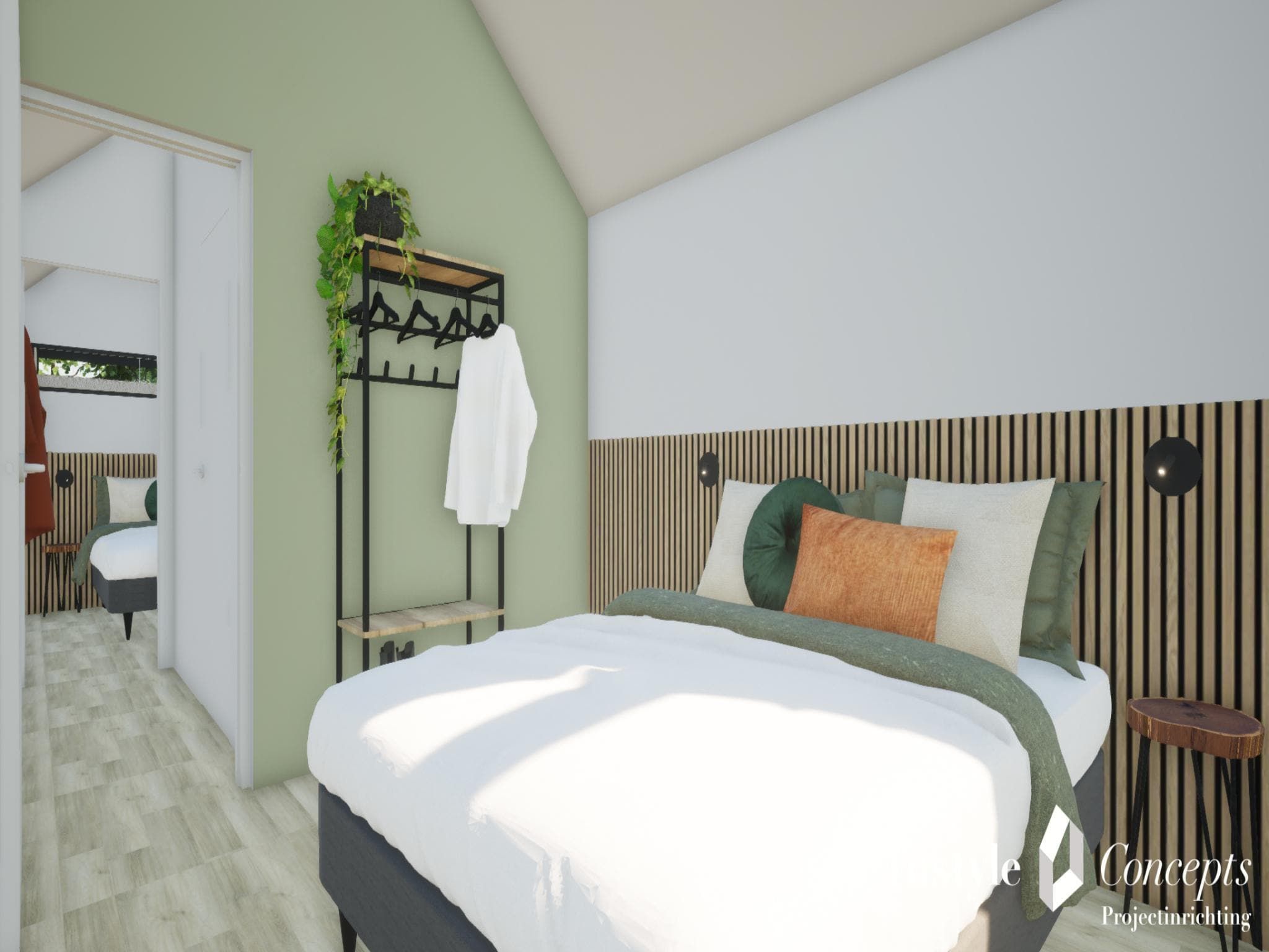De badkamer van Cosy Lodge | 6 persoons in Balkbrug