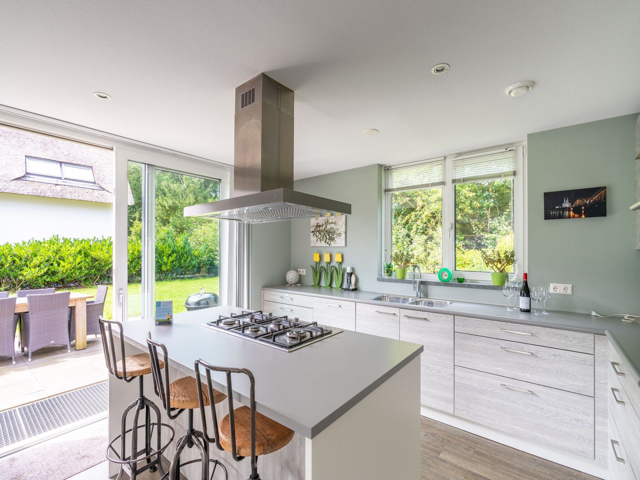 De keuken van Hoogelandt 106F in De Koog