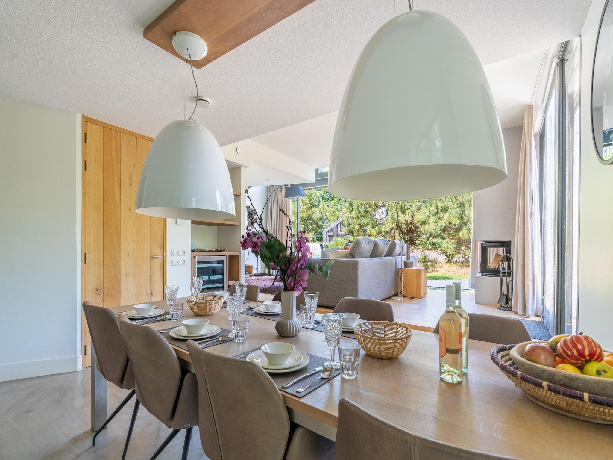 De eetkamer van Duynzoom 2 in De Koog