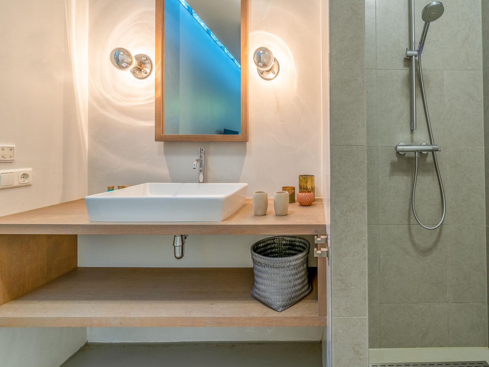 De badkamer van Duynzoom 2 in De Koog