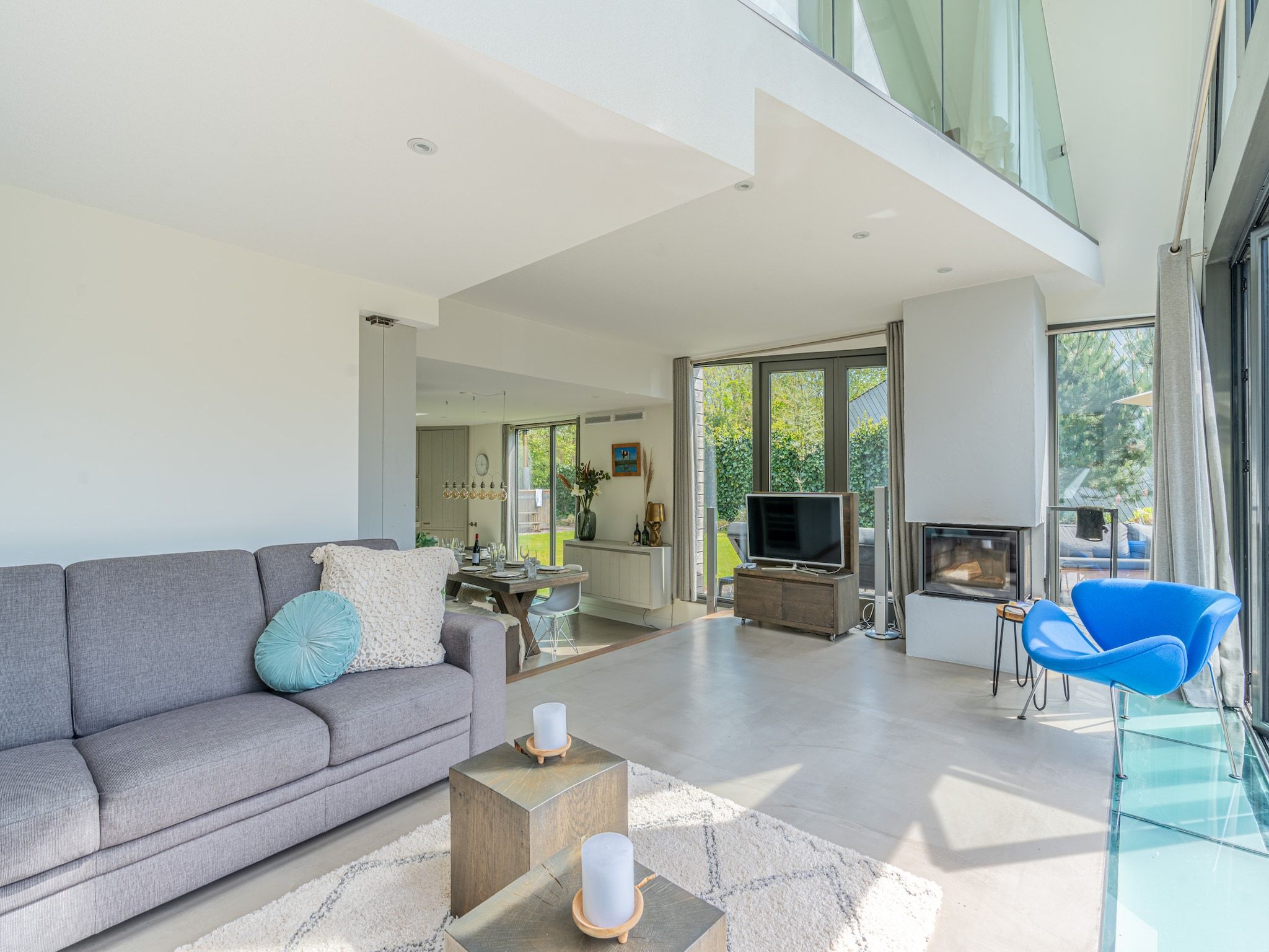 De woonkamer van Duynzoom 5 in De Koog