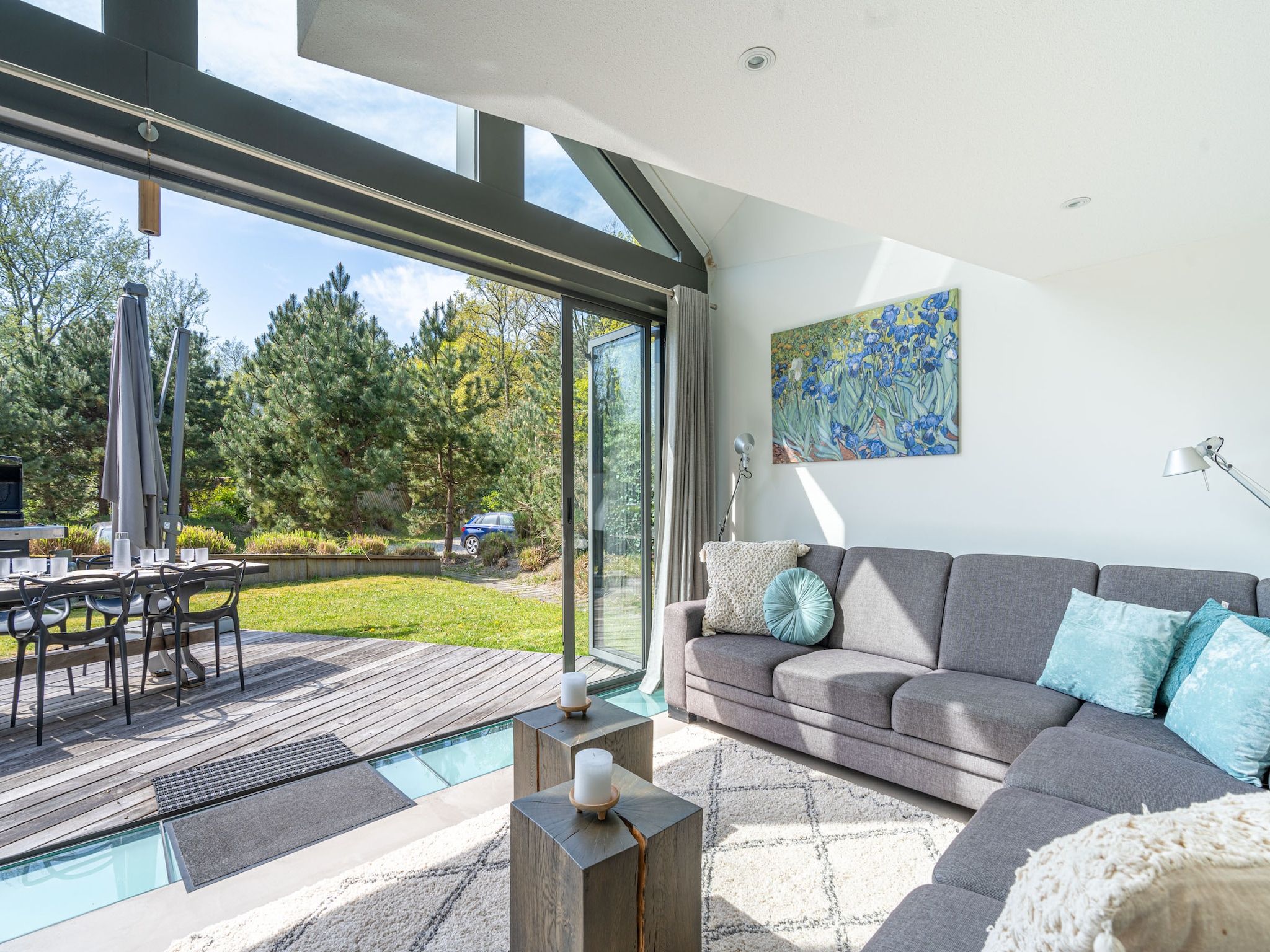 De woonkamer van Duynzoom 5 in De Koog